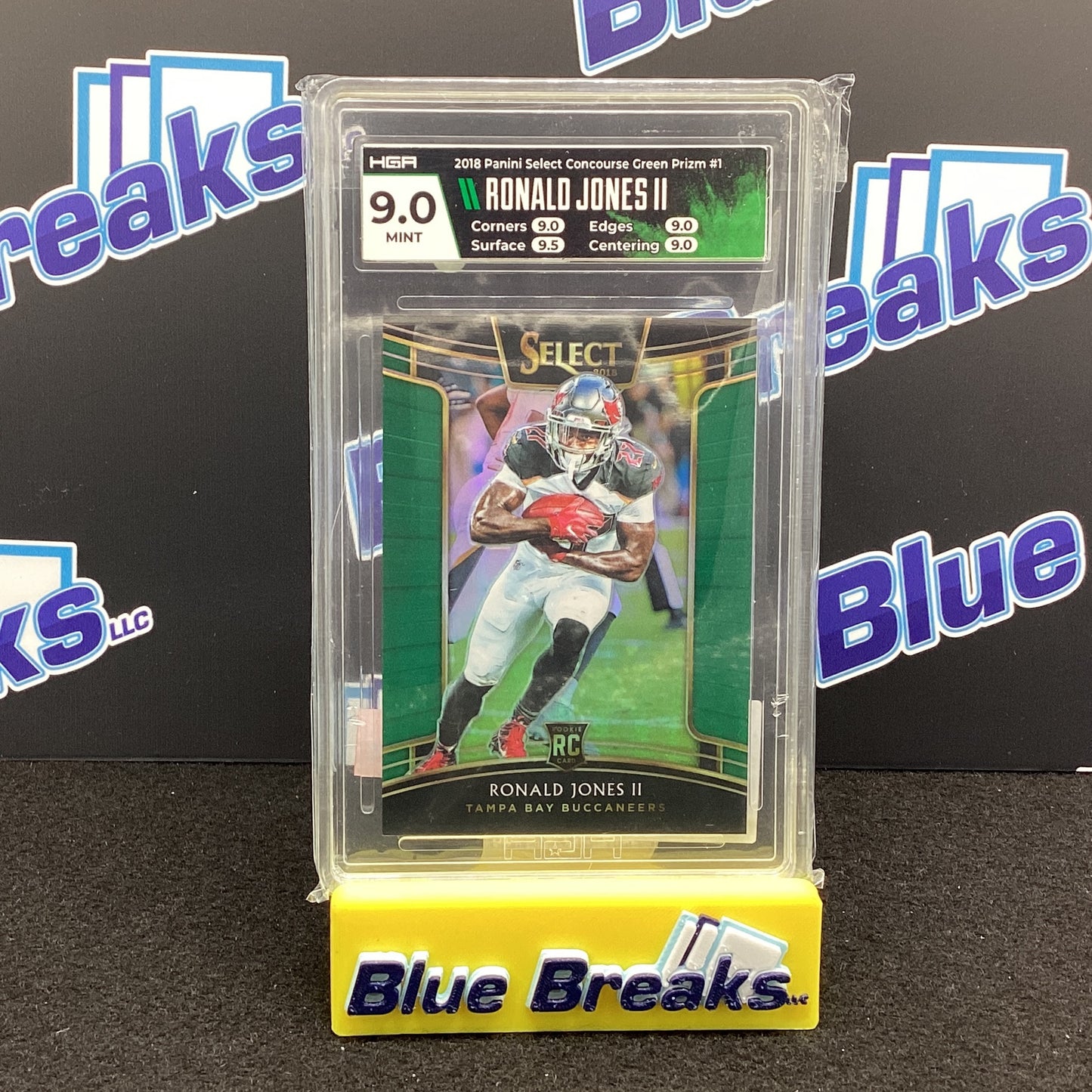 2018 Panini Select Concourse Green HGA 9