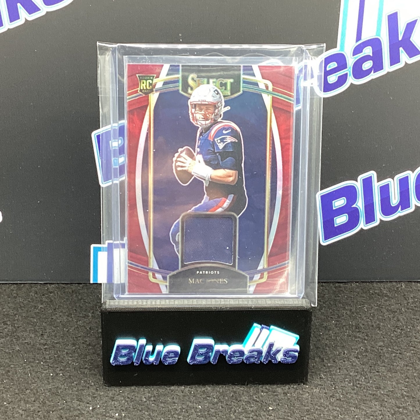 2021 Panini Select Mac Jones relic RC #RSW-MJO Patriots