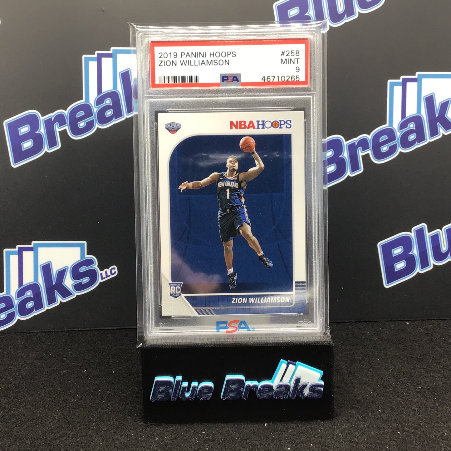 2019 Panini Hoops - Zion Williamson - New Orleans Pelicans - PSA 9