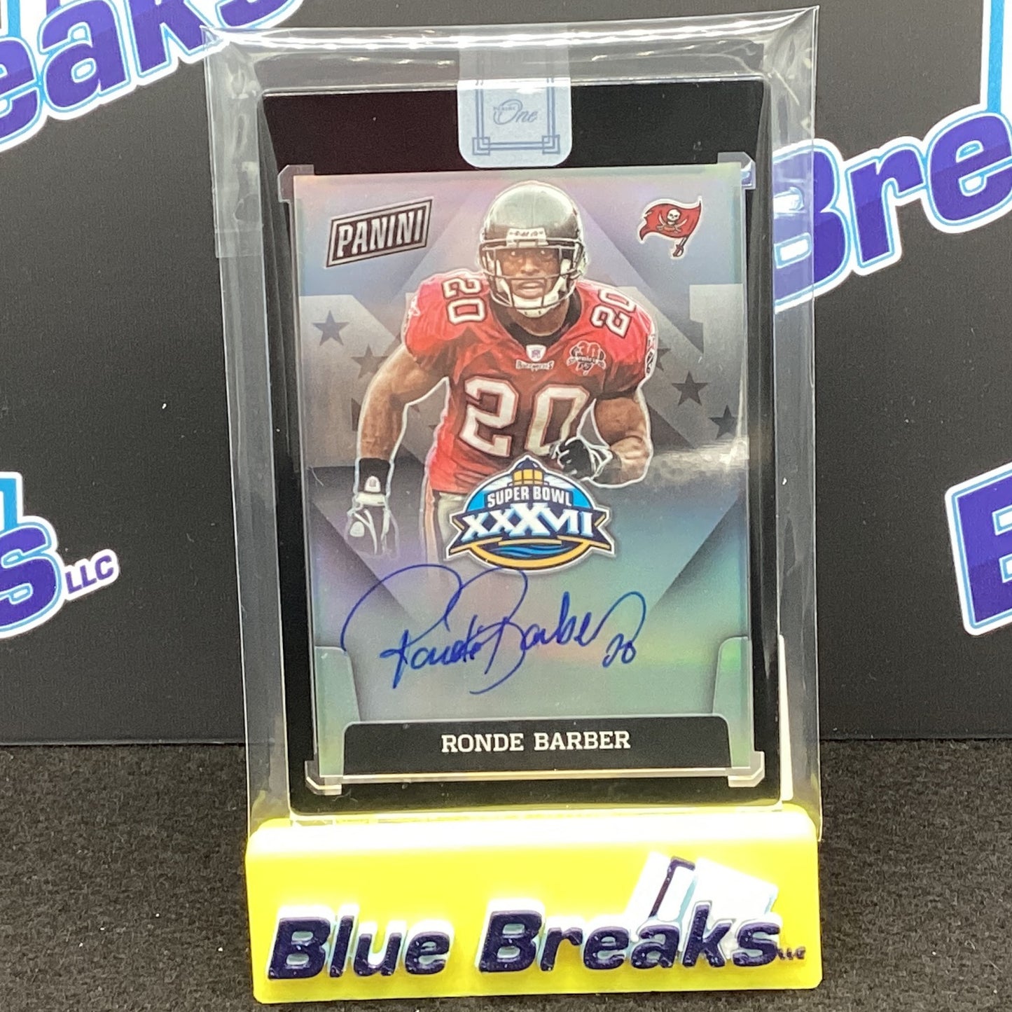 2020 Panini One Super Bowl XXXVII Ronde Barber auto