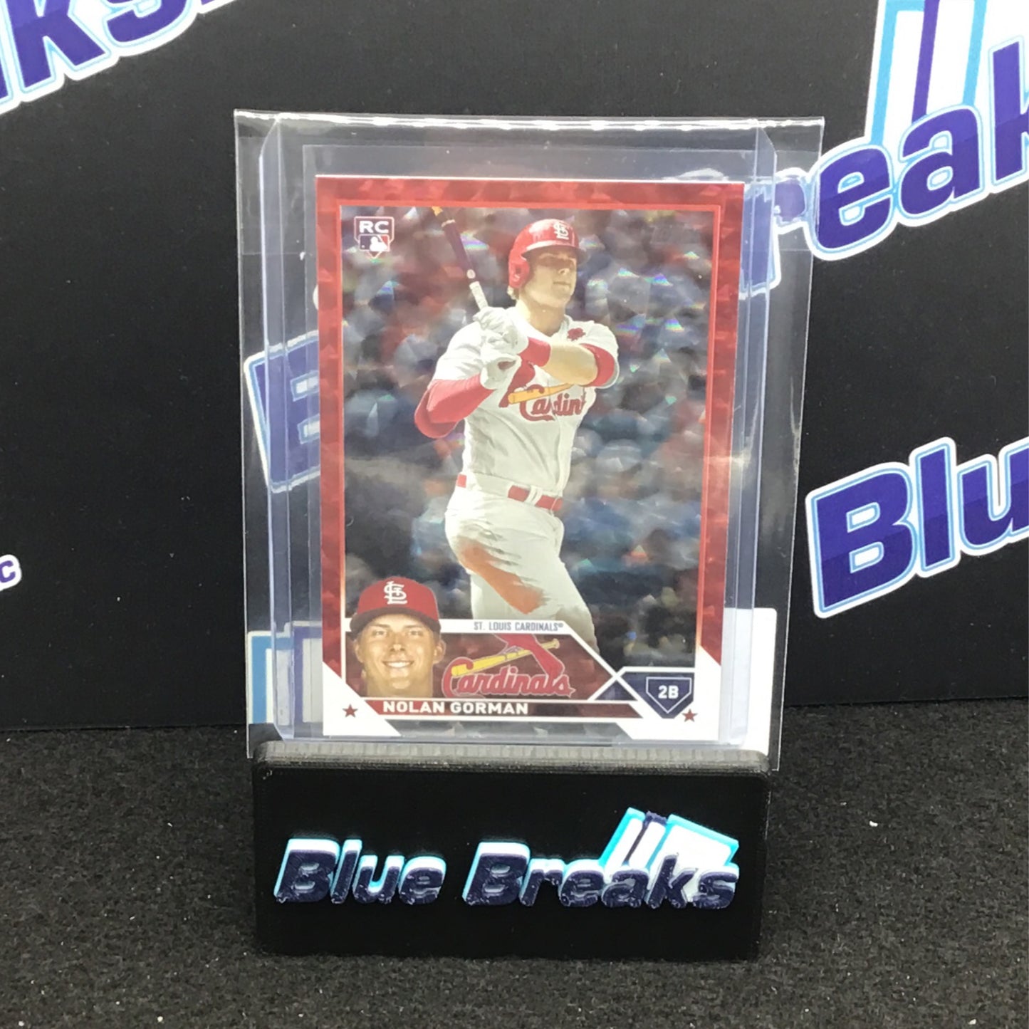 2023 Topps Series One Red Foil Nolan Gorman 172/199 #16 Cardinals