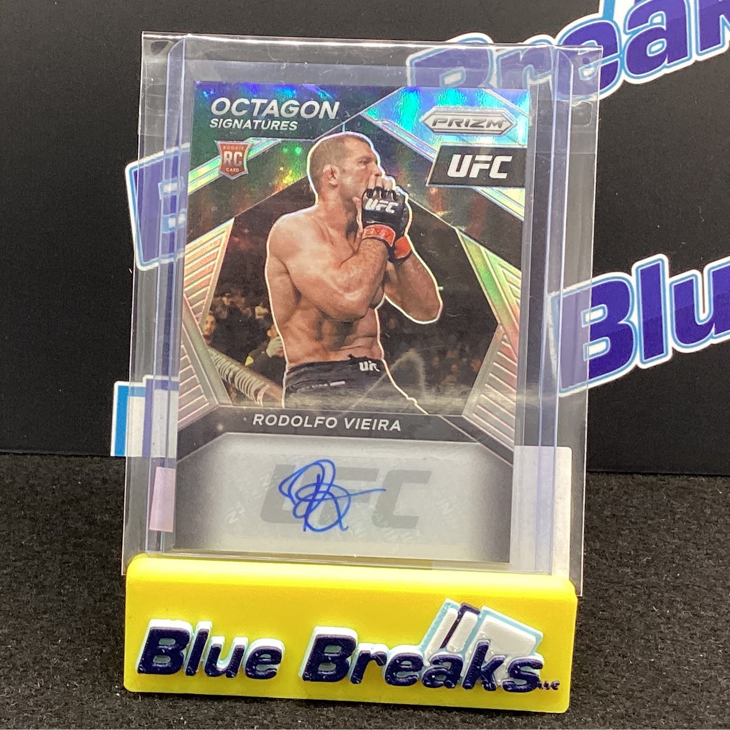 2021 Prizm Rodolfo Vieira Octagon Signature Silver #OS-RDF