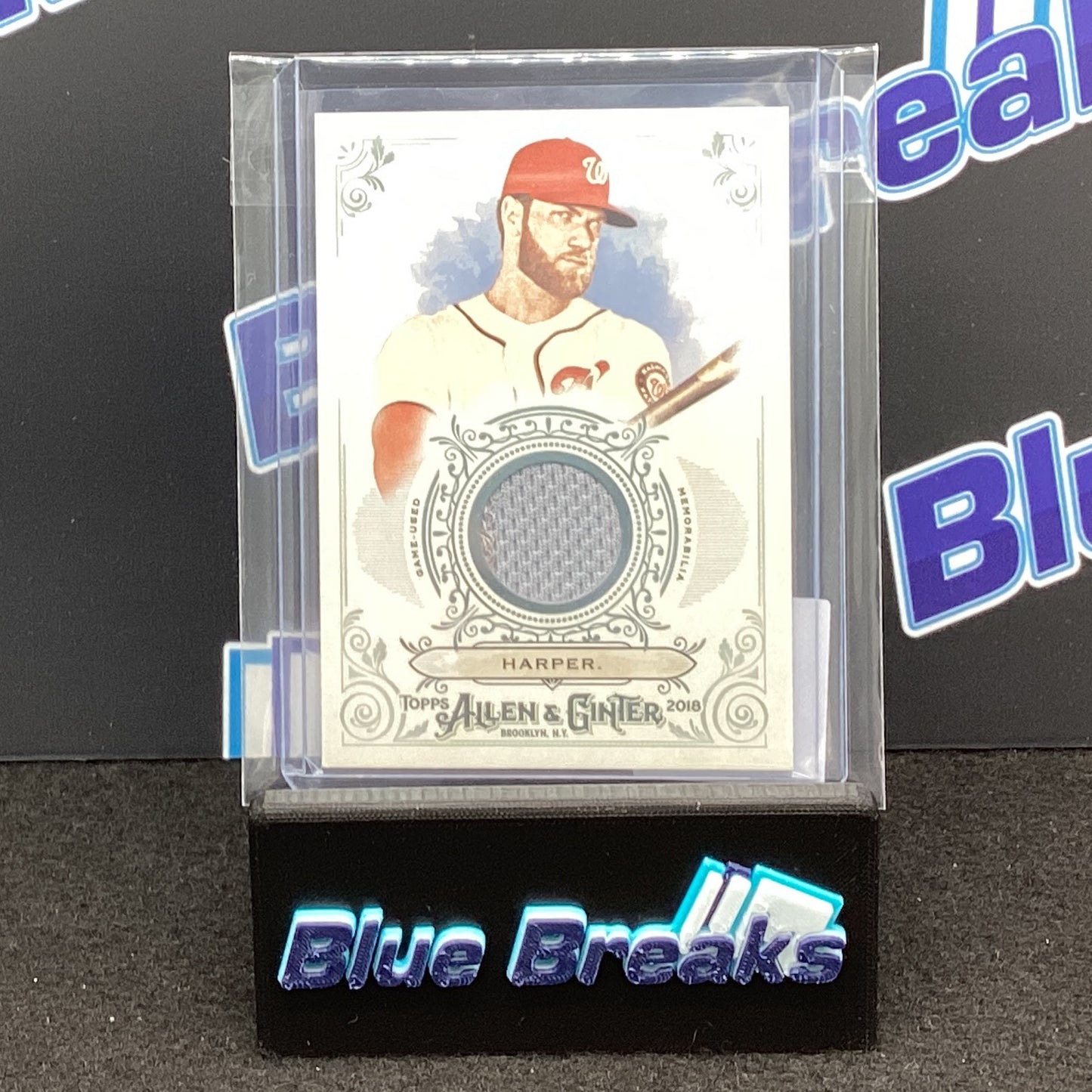 2018 Allen & Ginter Bryce Harper relic FSRB-BH Angels