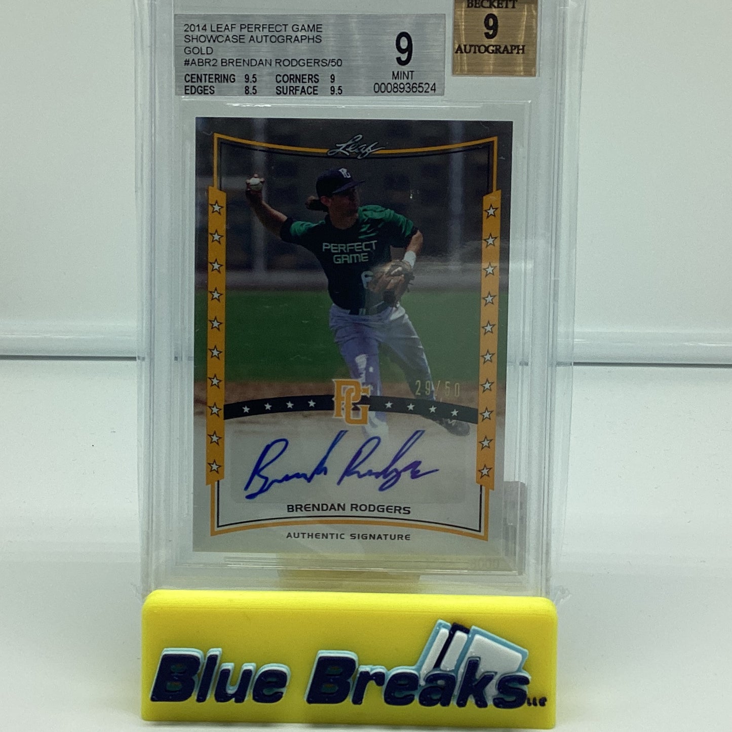 2014 Perfect Game - Brendan Rodgers 29/50