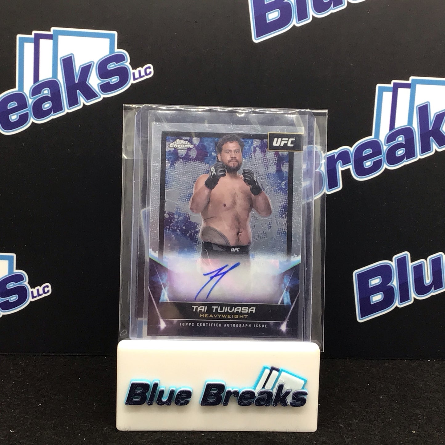 2024 Topps Chrome Tai Tuivasa auto #FNA-TTU UFC