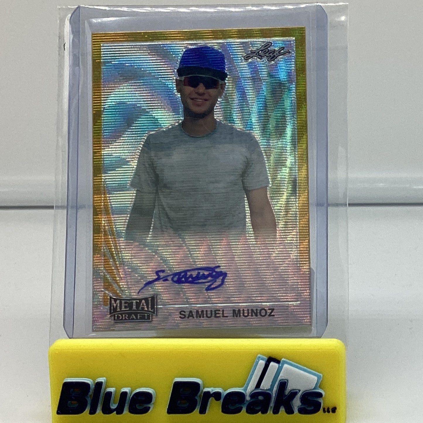 2021 Leaf Metal Draft gold - Samuel Munoz auto 1/1