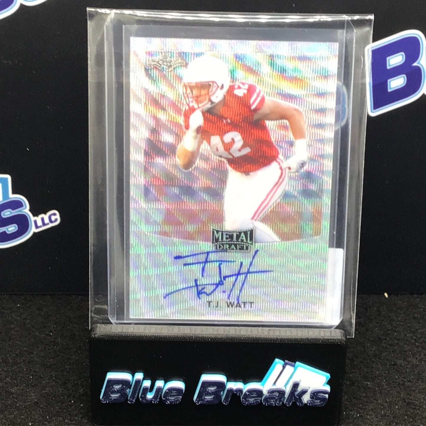 2017 Leaf Metal Draft TJ Watt auto #BA-TJW Steelers