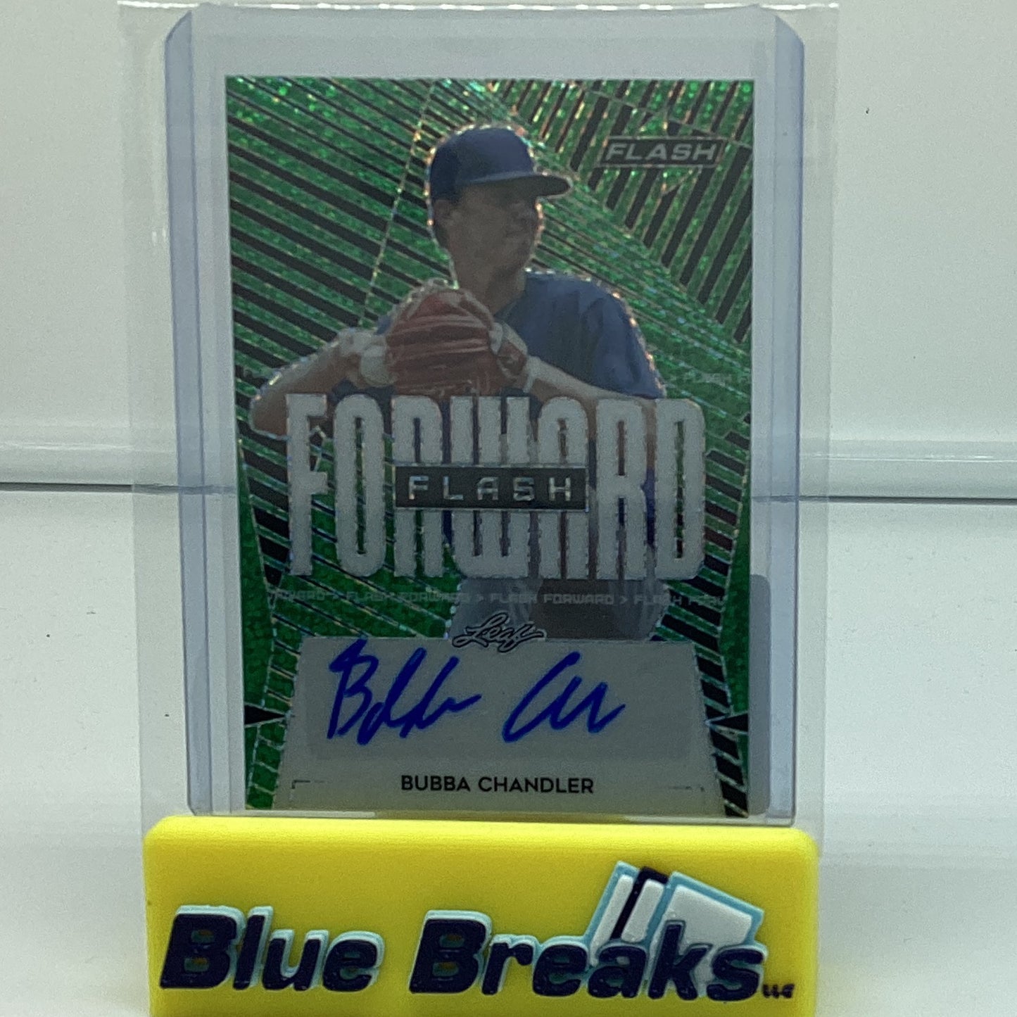 2021 Leaf Flash green - Bubba Chandler auto 12/25 #FF-BC1