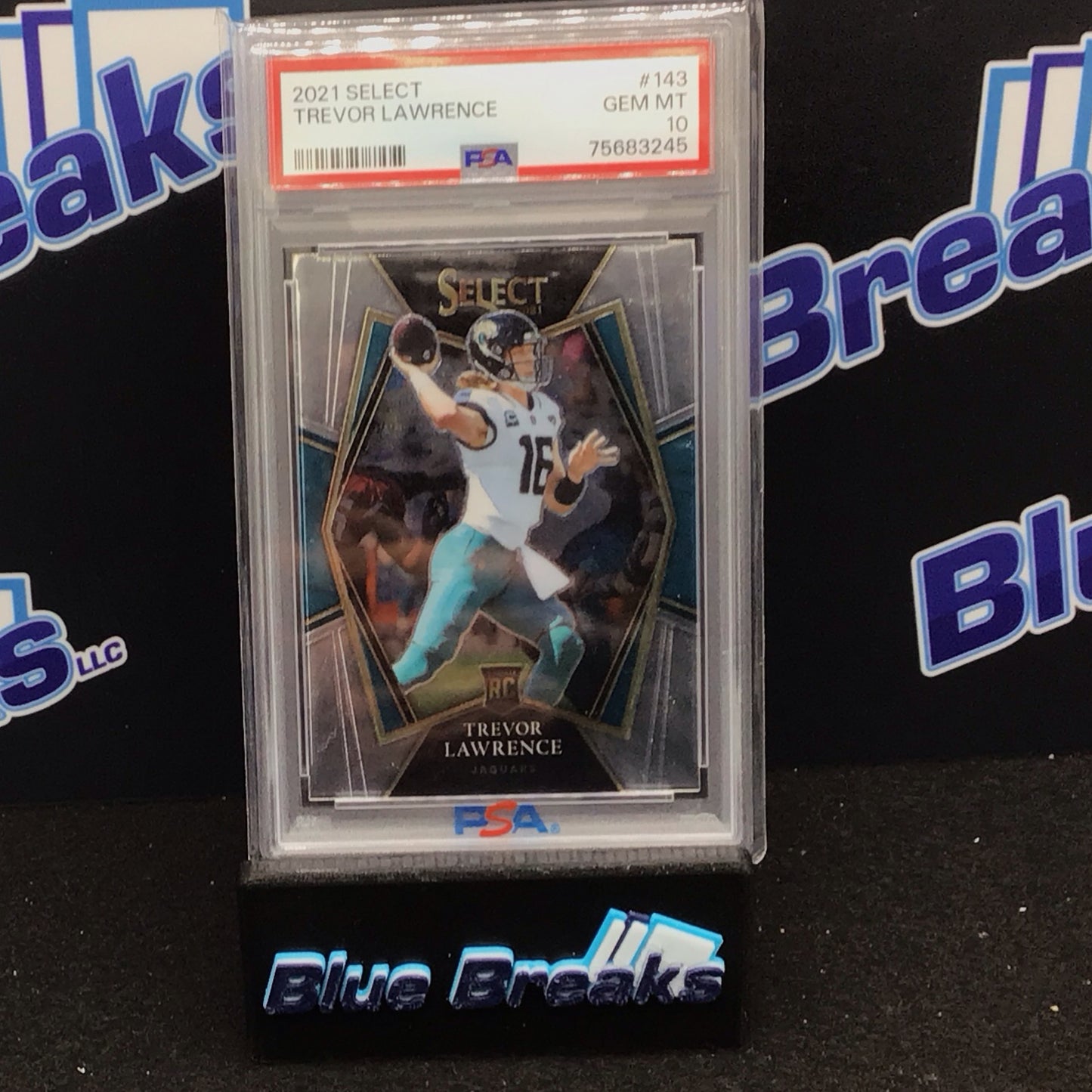 2021 Panini Select Trevor Lawrence #143 PSA 10 Jaguars