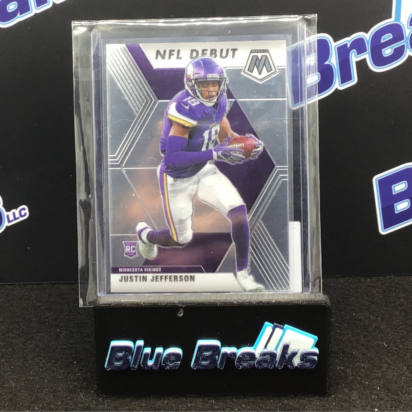 2020 Panini Mosaic Justin Jefferson RC #270 Vikings