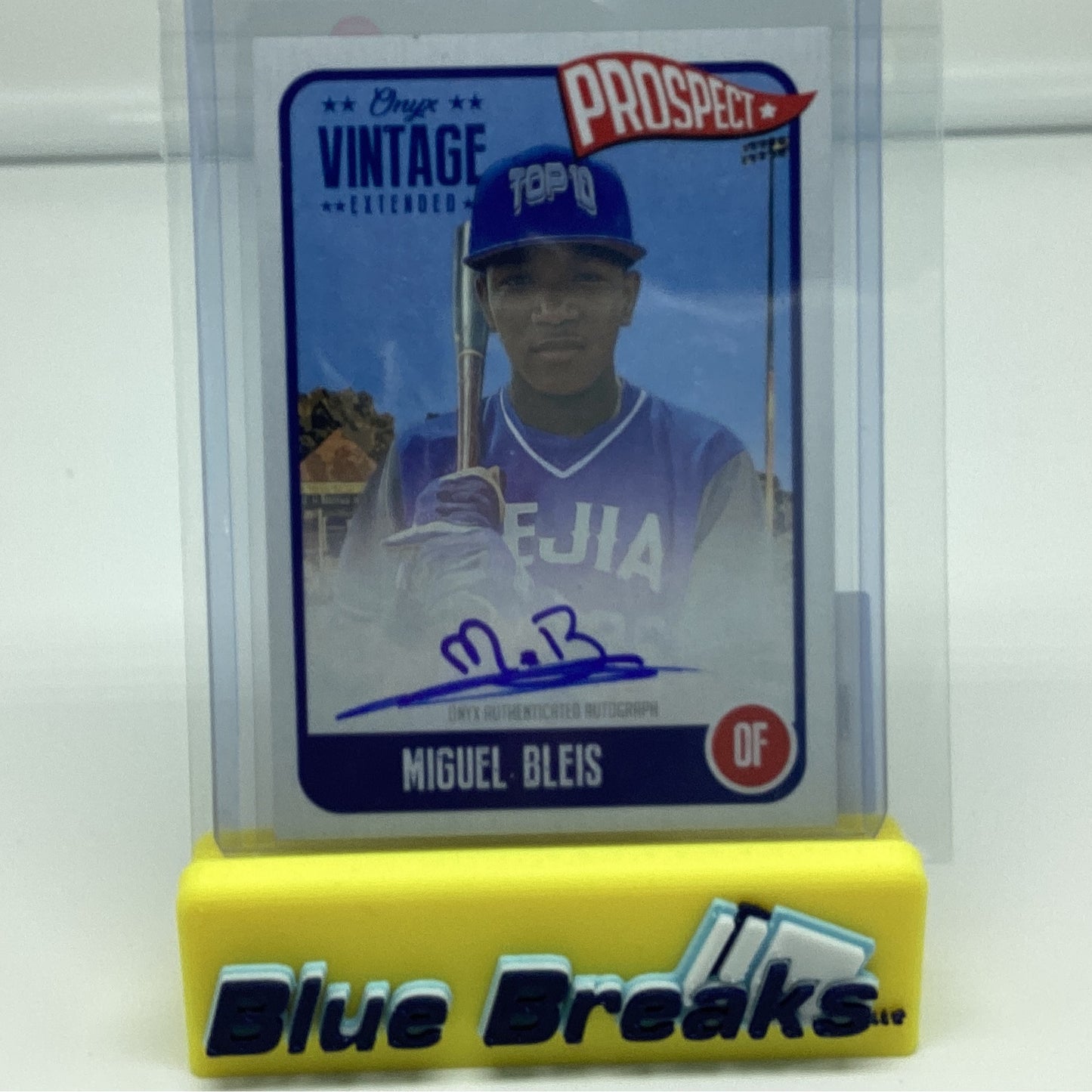 2021 Onyx Authenticated - Miguel Bleis /275 - #2