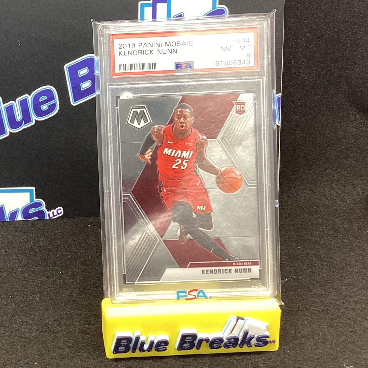 2019 Panini Mosaic Kendrick Nunn PSA 8