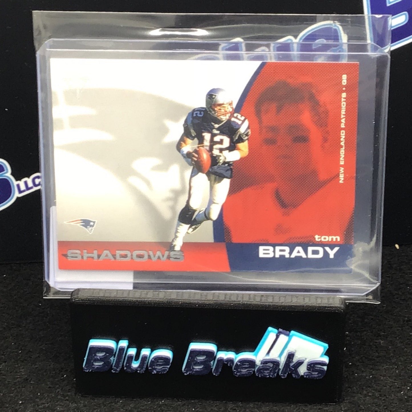 2002 Pacific Trading Cards Shadows Tom Brady #7 Patriots