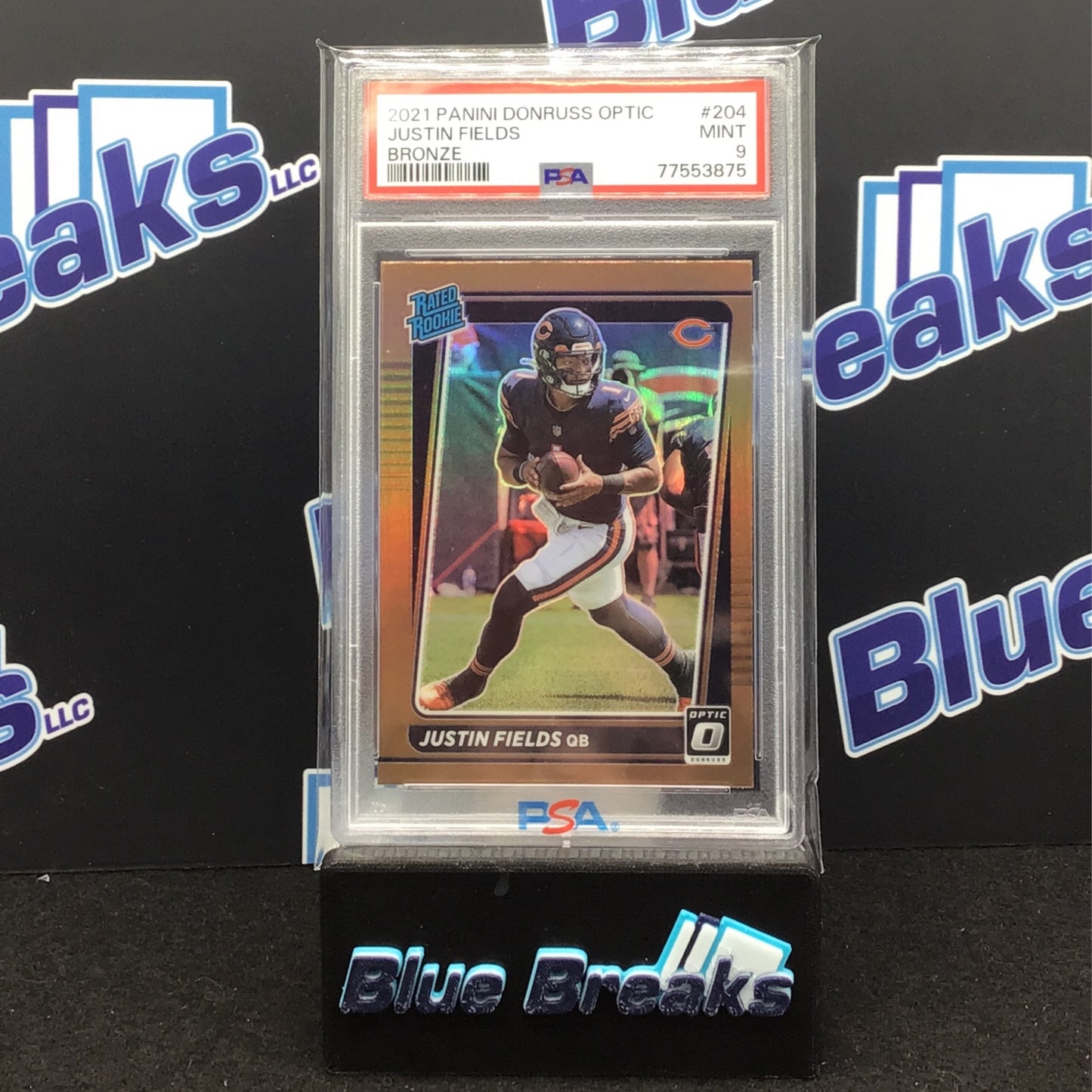 2021 Panini Donruss Optic - Justin Fields - Bronze - PSA 9