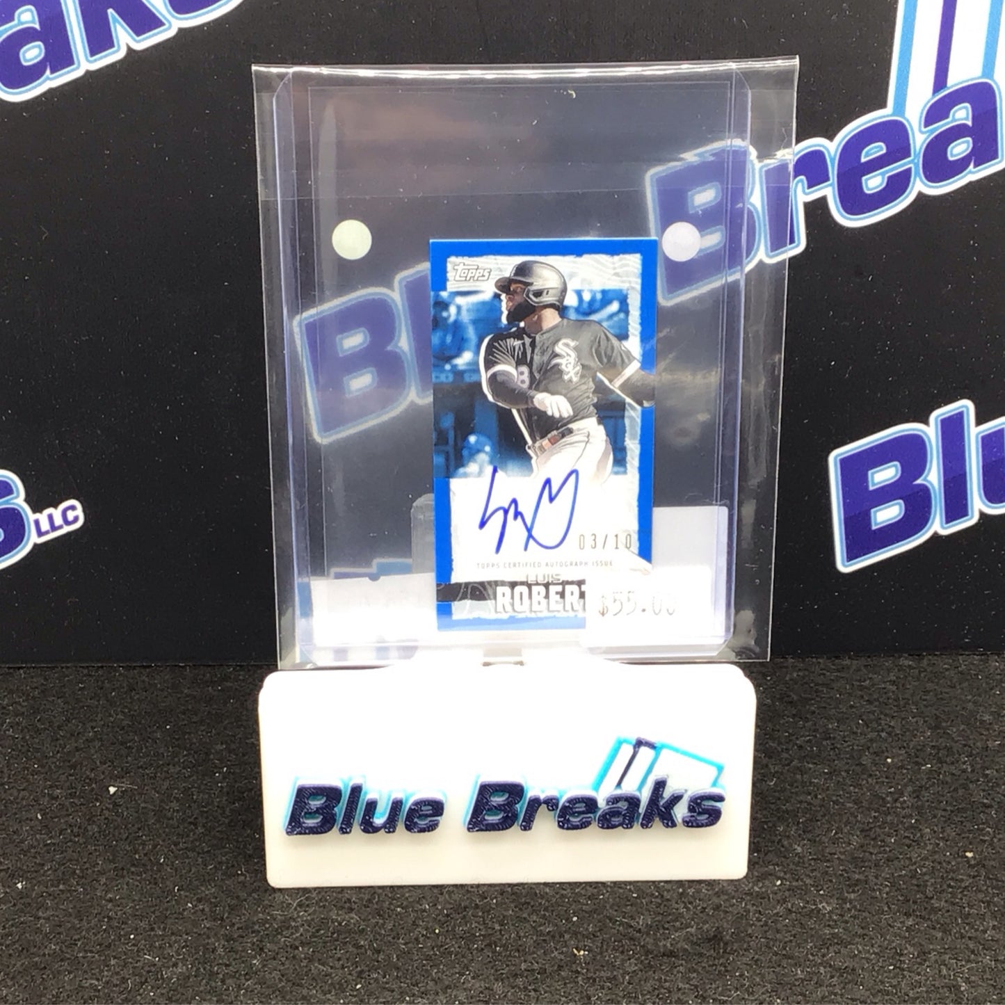 2023 Topps Rip blue mini Luis Robert auto 03/10 #TRA-LR White Sox