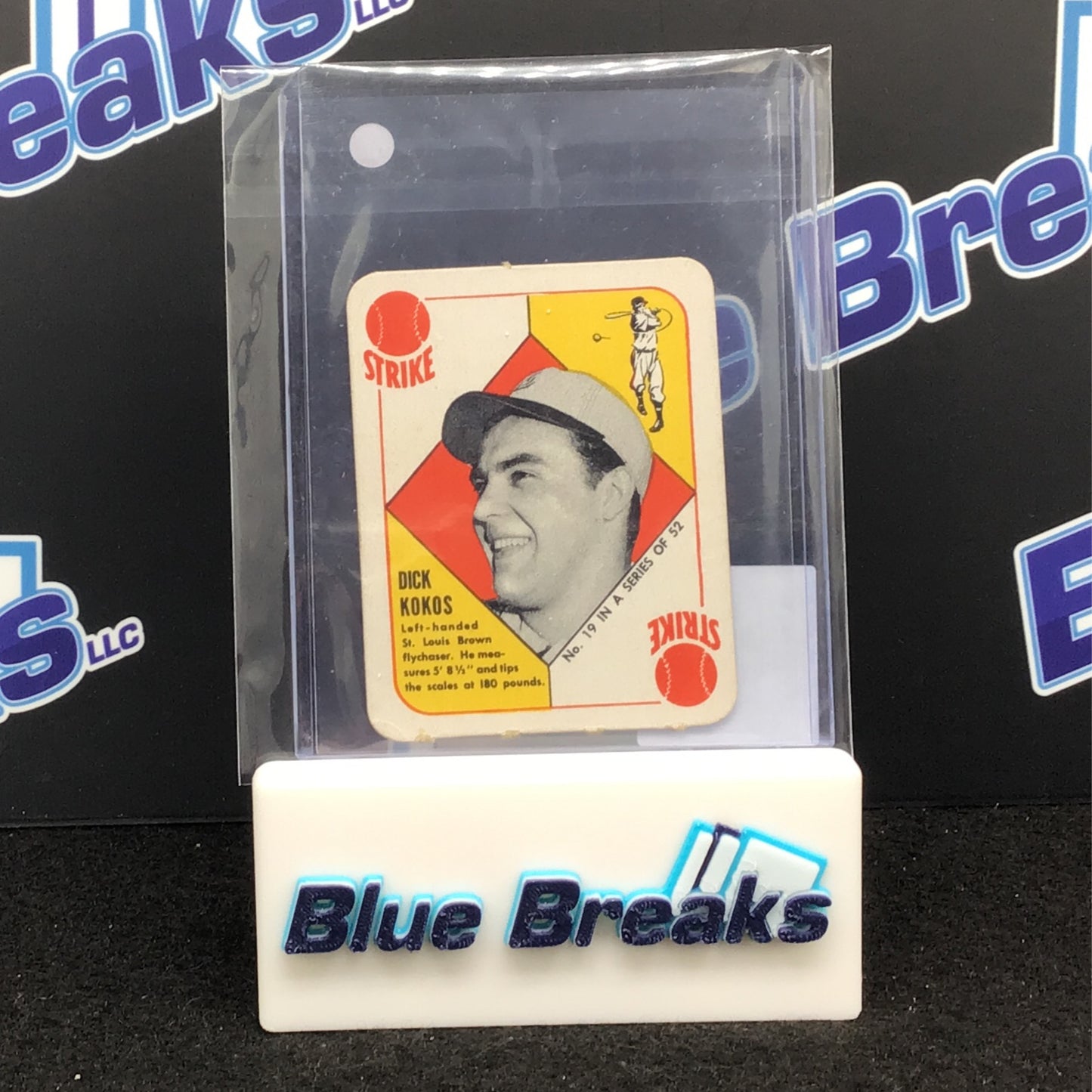 1951 Topps Red Back Dick Kokos #19 Orioles