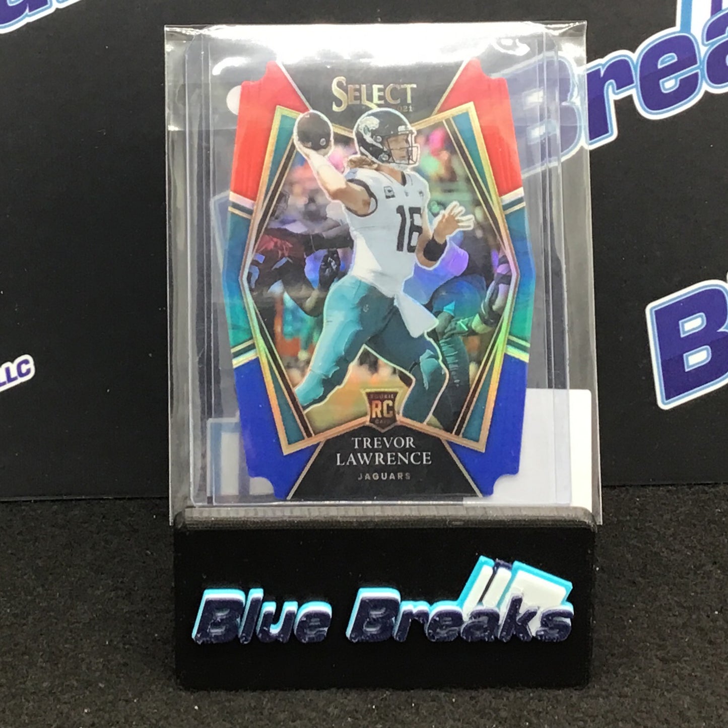 2021 Panini Select Tri-Color Trevor Lawrence RC #143 Jaguars