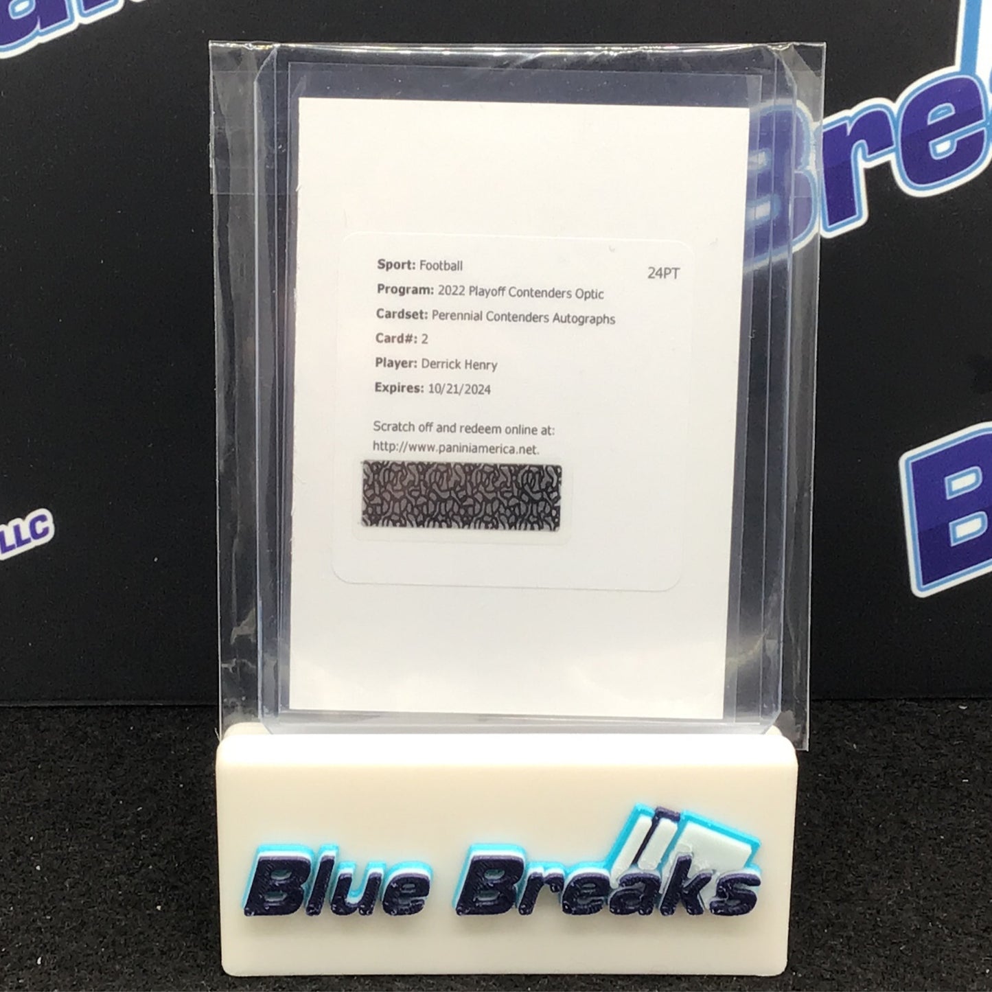 2022 Panini - Playoff Contenders Optic - Perennial Contenders Autographs - Derrick Henry - Tennessee Titans