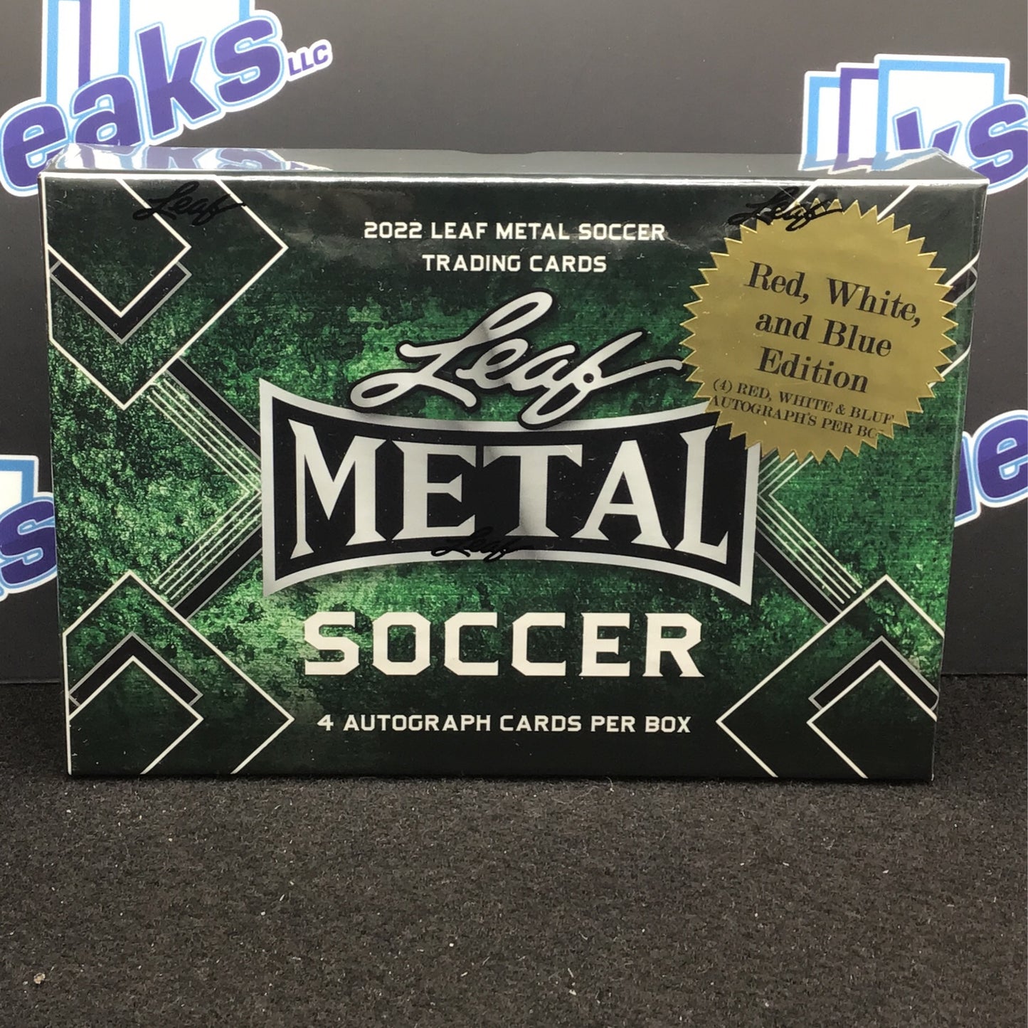 2022 Leaf Metal Soccer Red / White / Blue