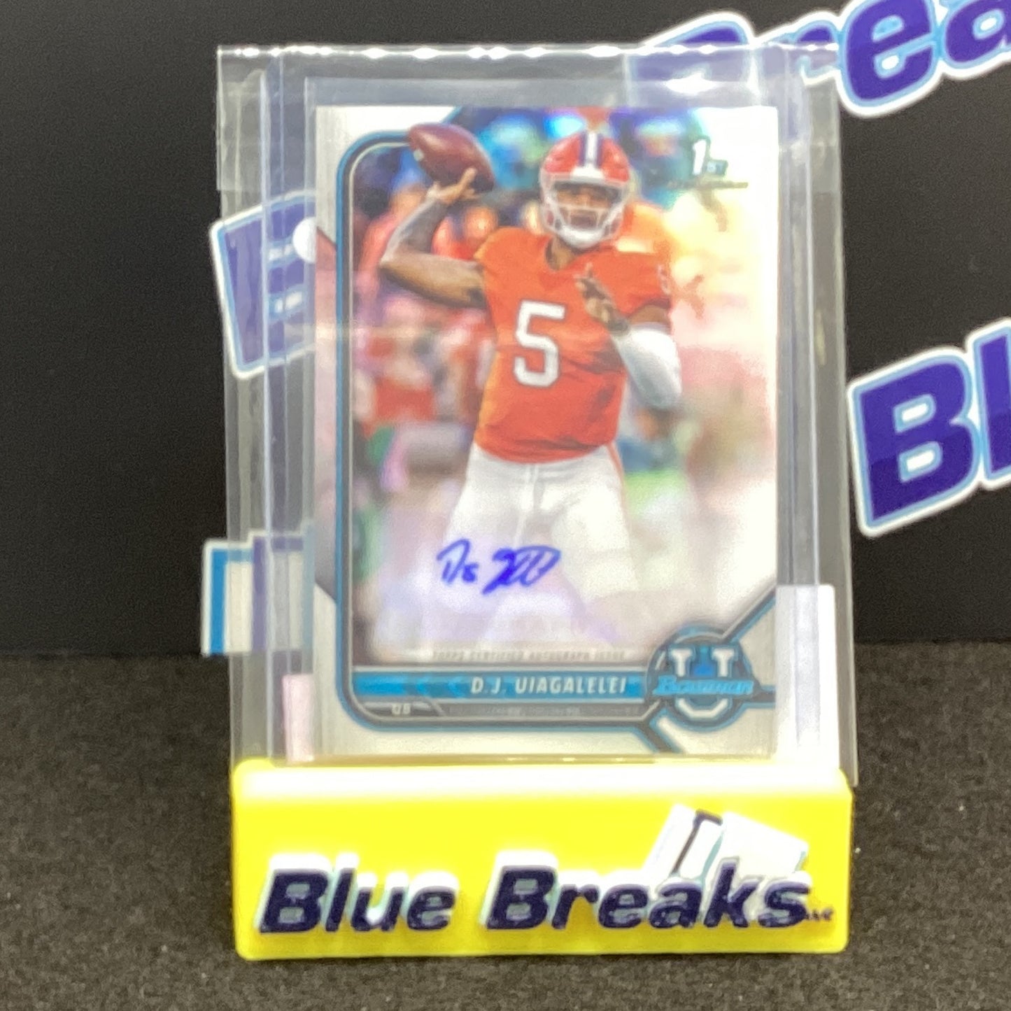 2022 Topps Bowman U 1st Bowman Chrome D.J Uiagalelei auto BCPA-DU