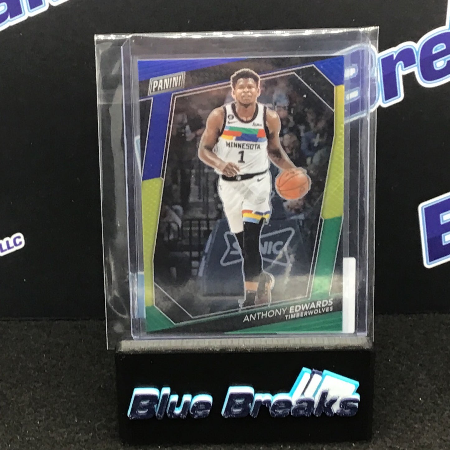 2023 Panini The National Tri-Color Anthony Edwards 18/25 #36 Timberwolves