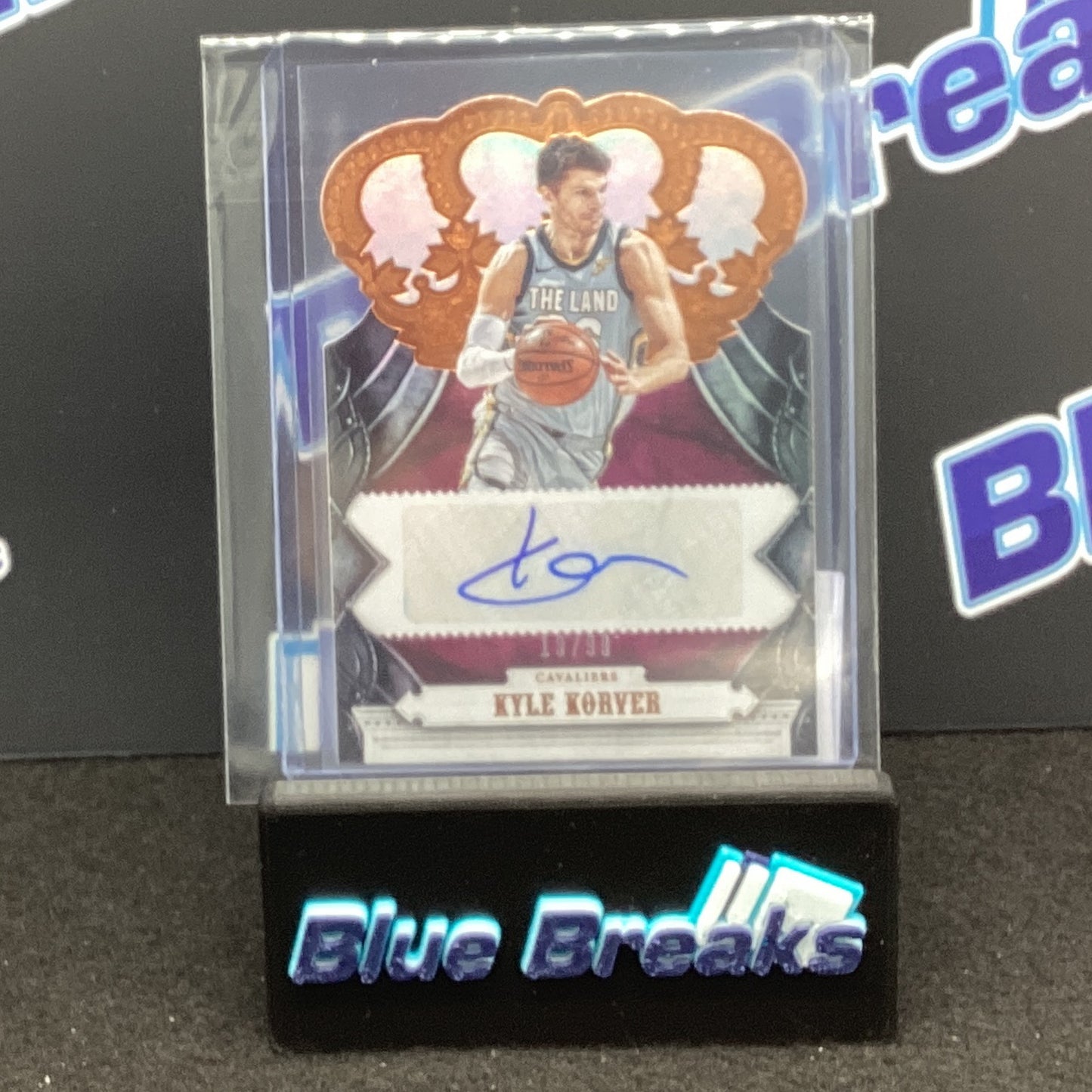 2017-18 Panini Crown Royale Kyle Korver auto 19/99 #CA-KKV Cavaliers