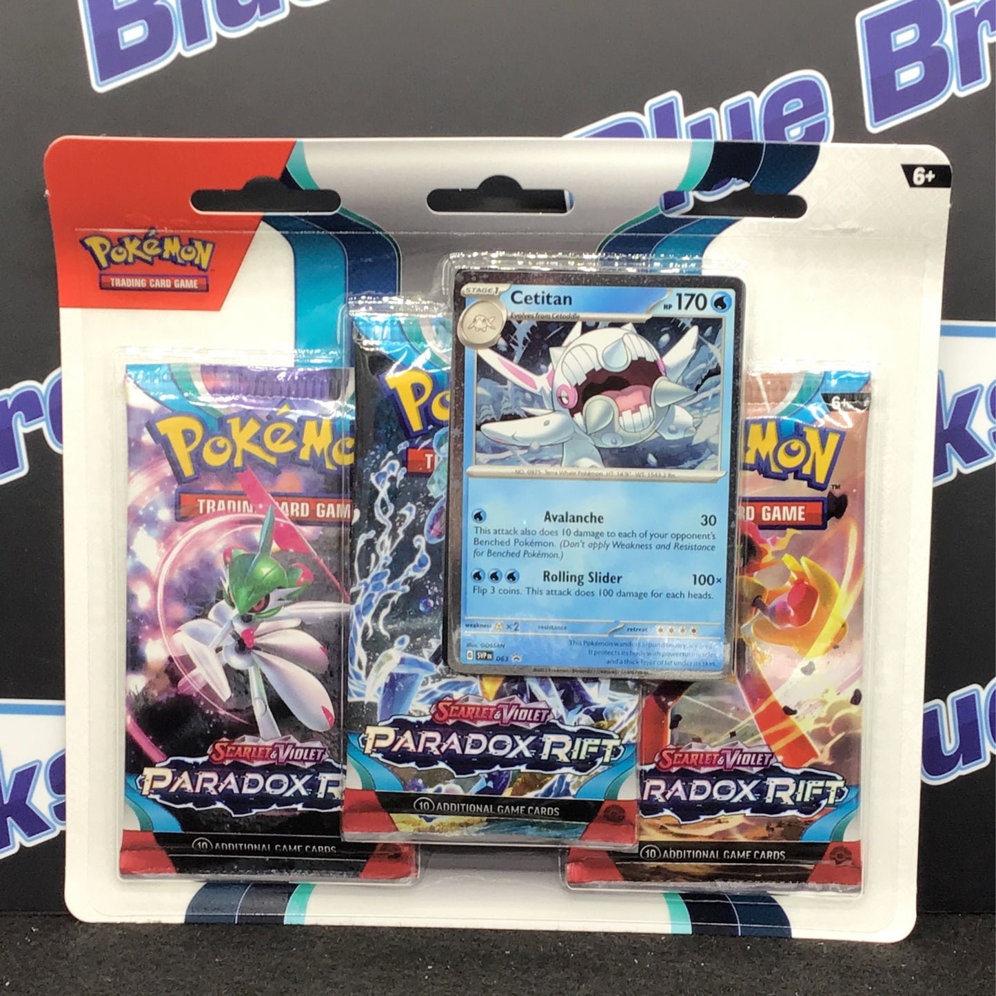 Pokémon Scarlet & Violet Paradox Rift 3-Booster Blister Case