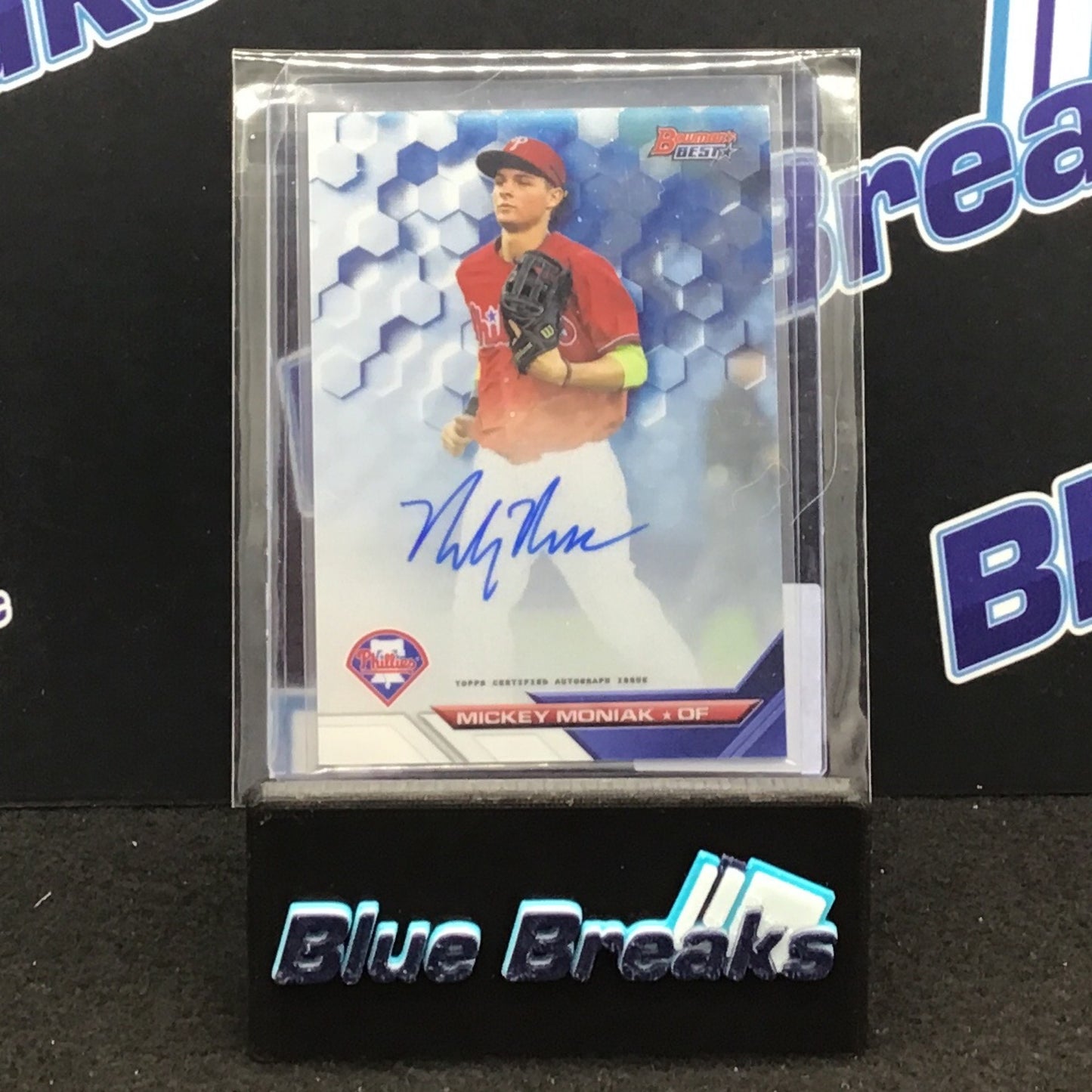 2016 Bowman's Best Mickey Moniak auto #B16-MM Phillies