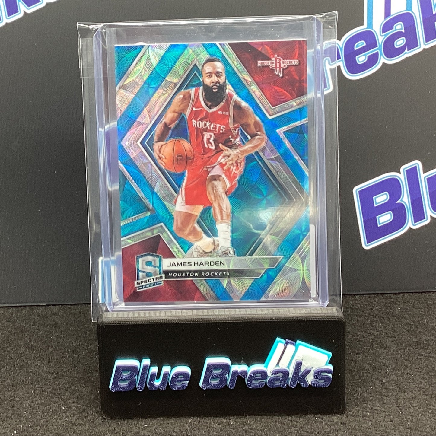 2018-19 Panini Spectra Blue Scope James Harden 50/75 #21 Rockets