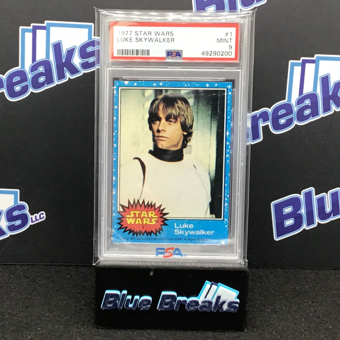 1977 Star Wars Luke Skywalker #1 PSA 9
