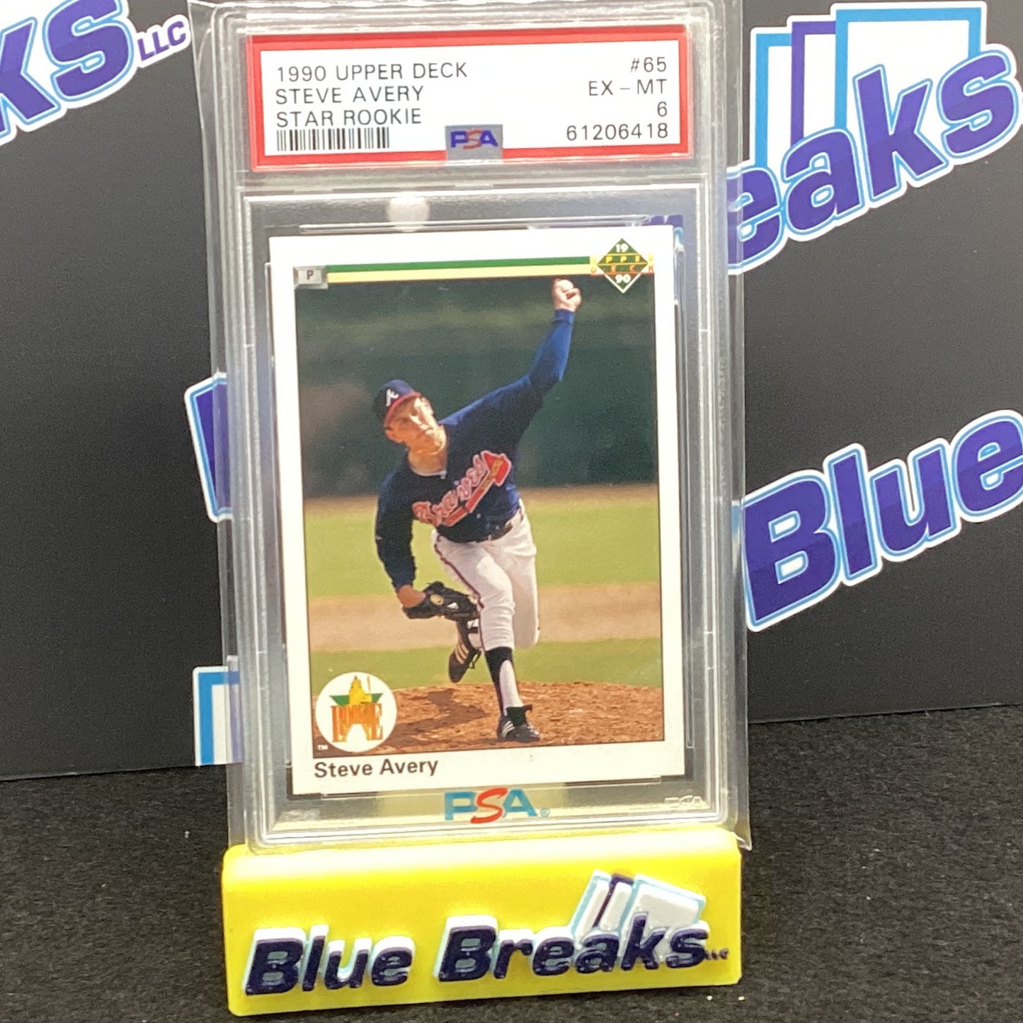 1990 Upper Deck - Steve Avery #65 PSA 6