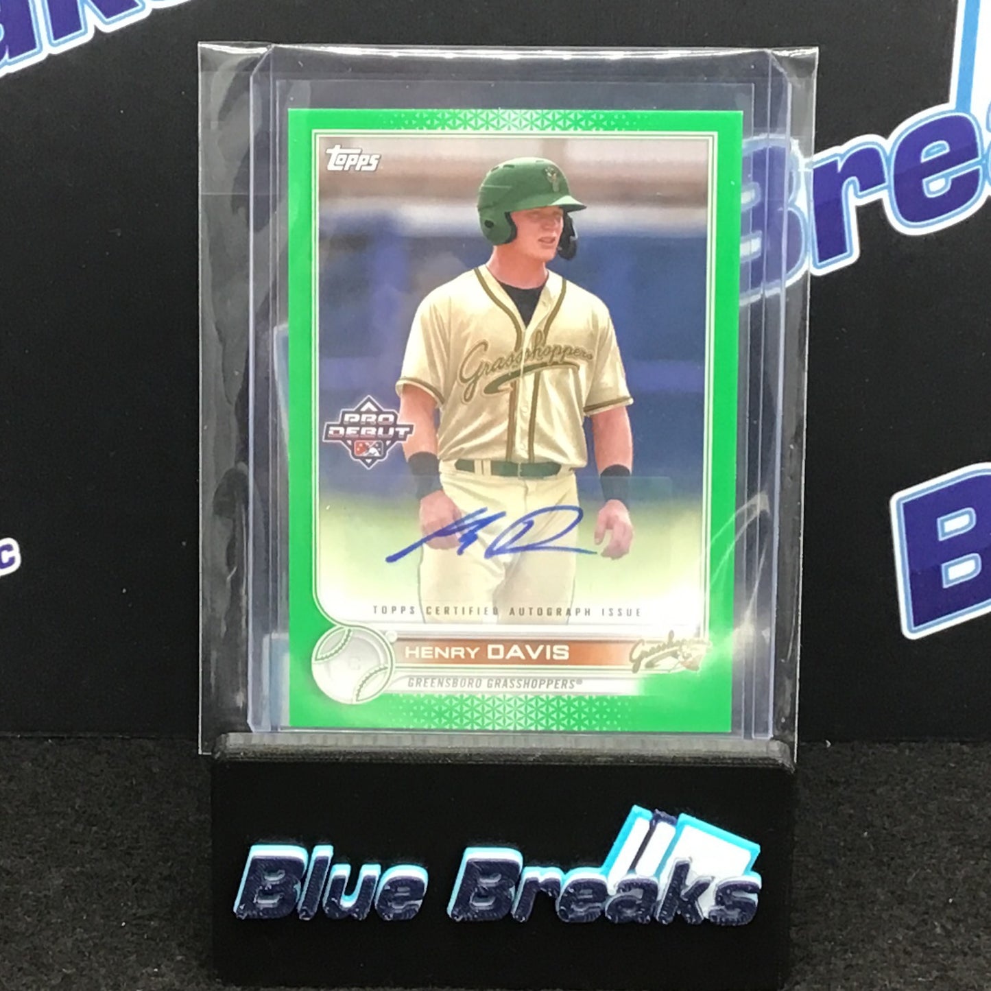 2022 Pro Debut - Henry Davis - Autograph - Green - 70/99 - #PD-139