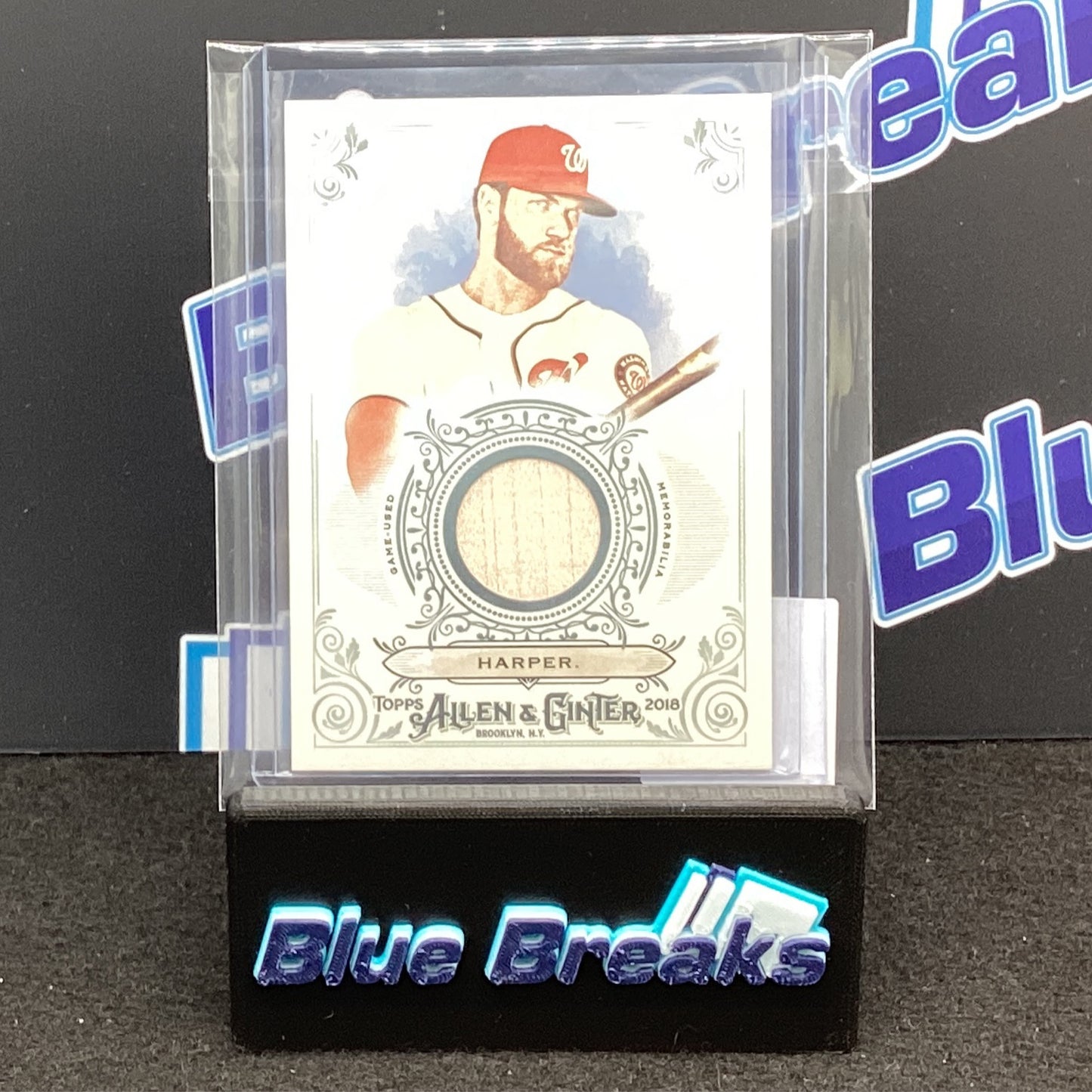 2018 Allen & Ginter Bryce Harper relic #FSRB-BH Angels