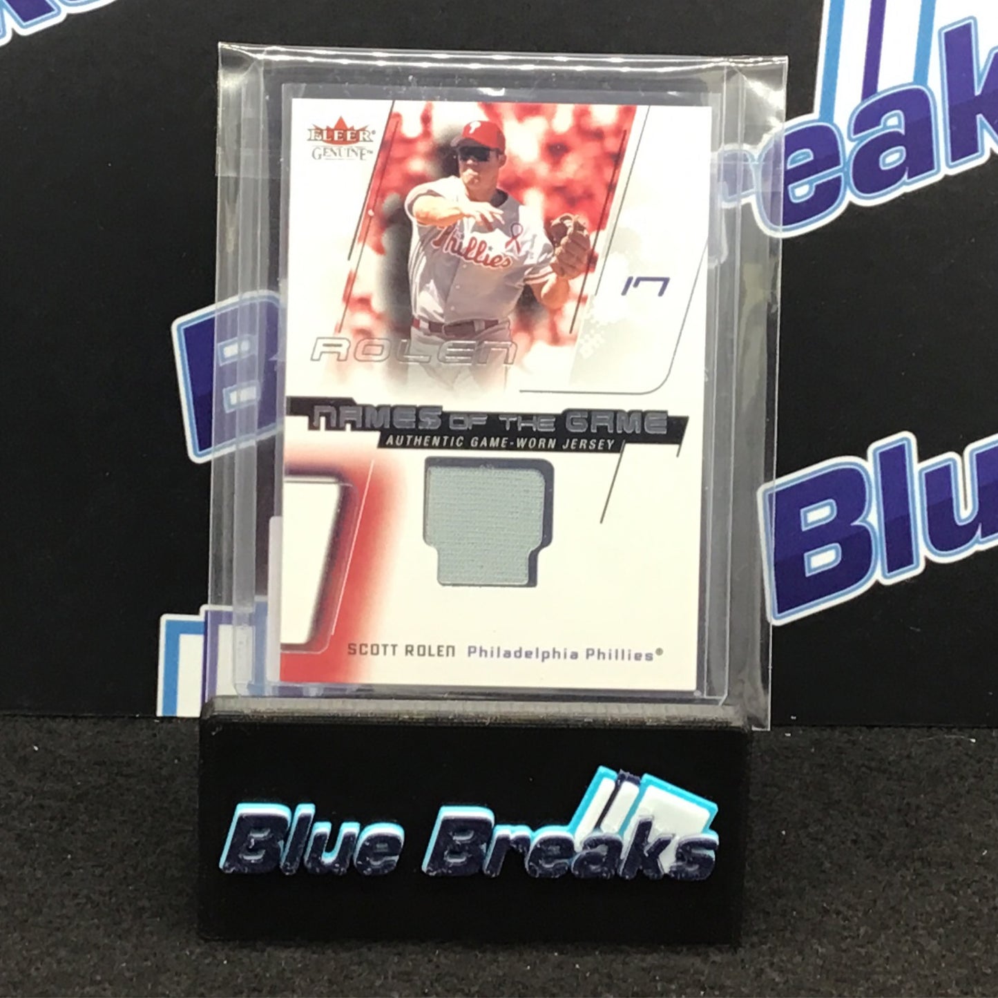 2022 Fleer Names of the Game Scott Rolen relic Phillies