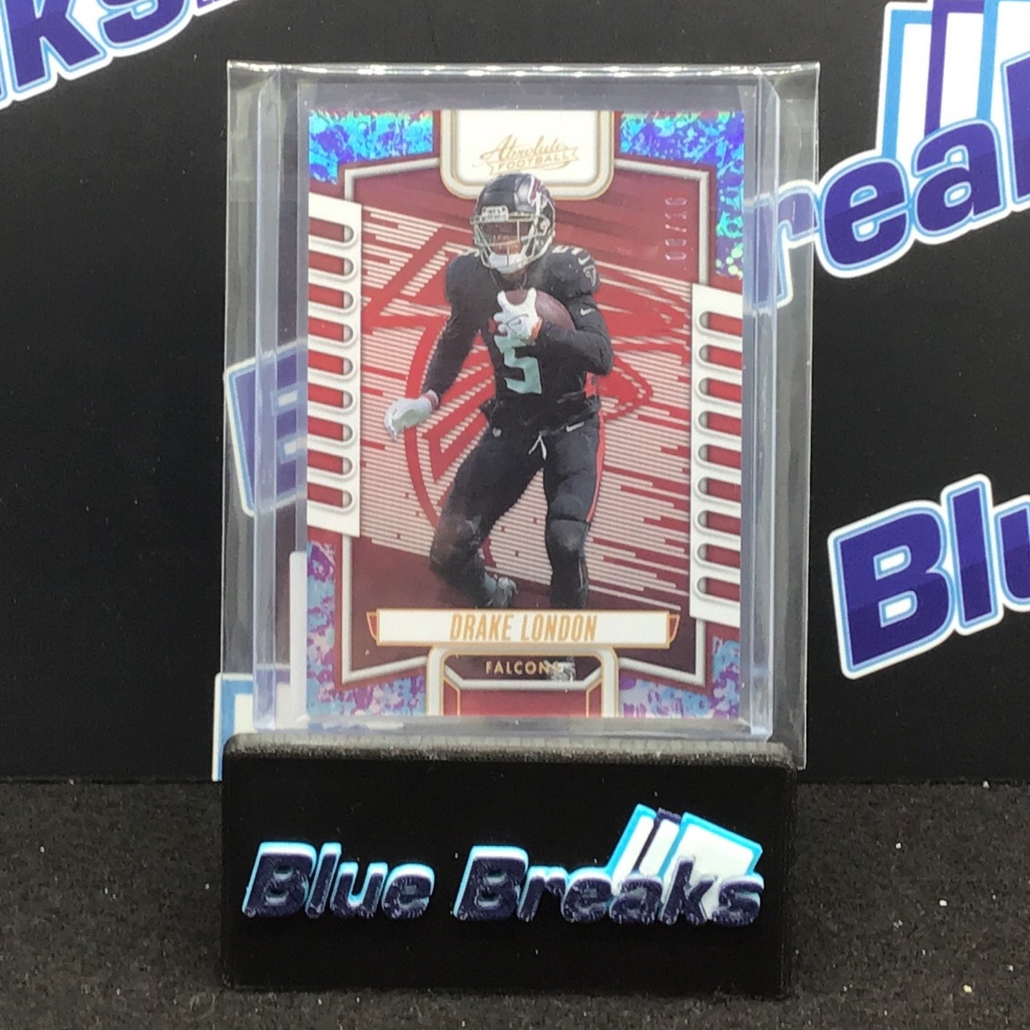 2023 Panini Absolute Splash Spectrum Drake London 08/16 #74 Falcons