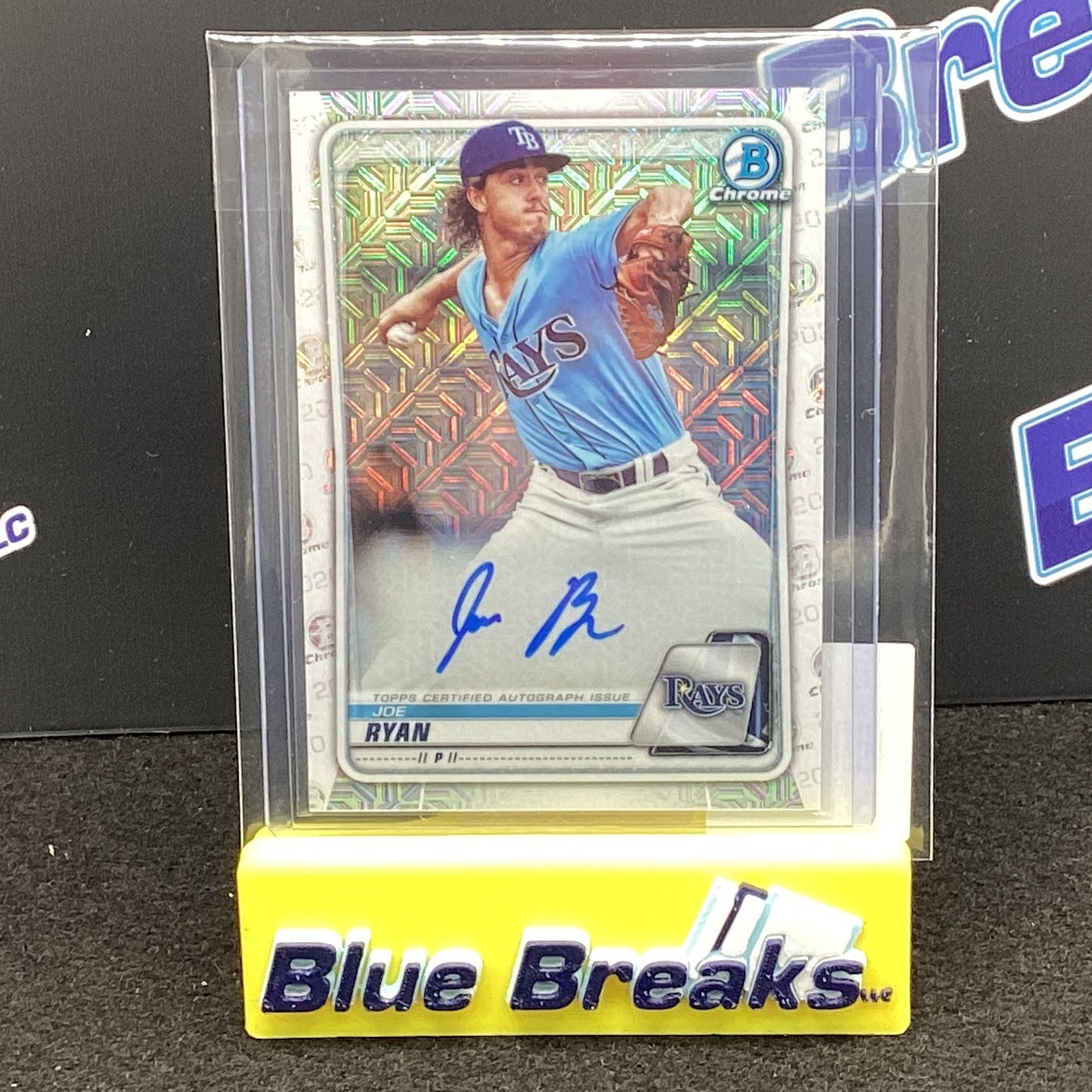 2020 Bowman Chrome Joe Ryan auto BMA-JR