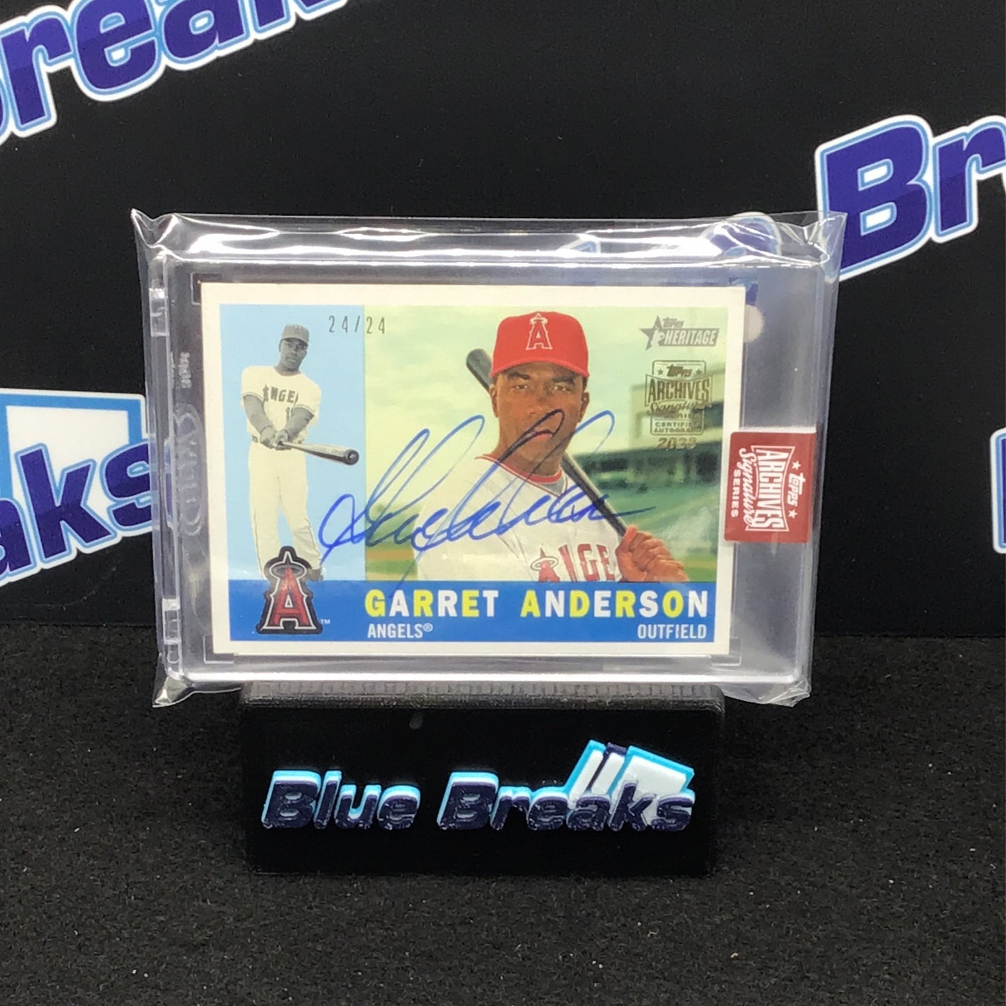 2023 Topps Archives - Garret Anderson - 24/24 - Los Angeles Angels