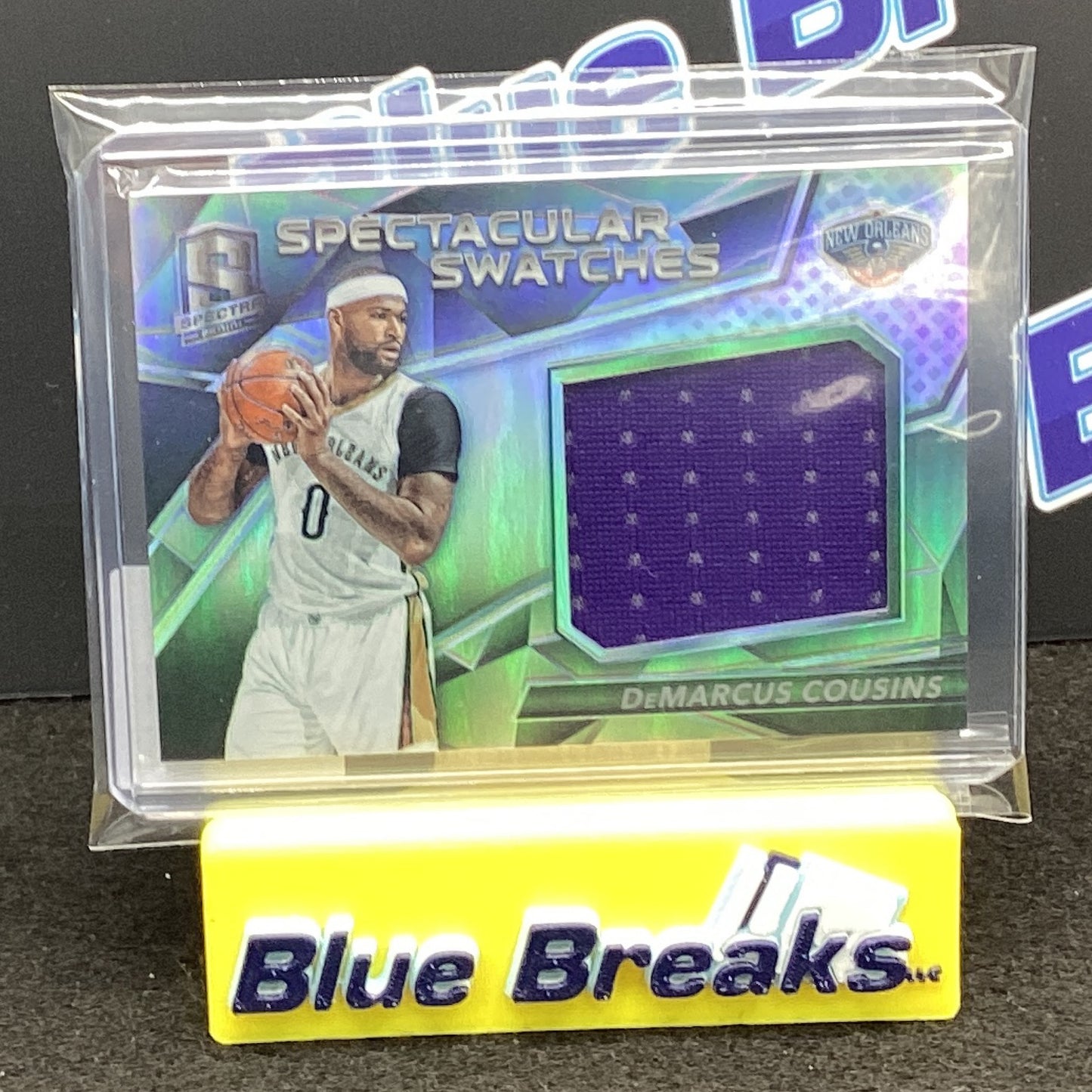 2016-17 Panini Spectra Spectacular Swatches DeMarcus Cousins 002/149 51