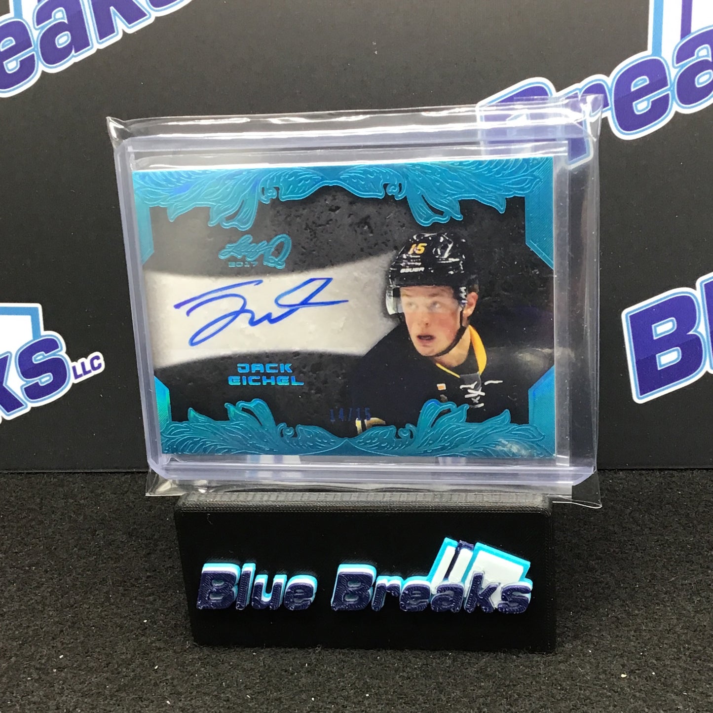 2017 Leaf - Jack Eichel - Auto - 14/15 Leaf Q
