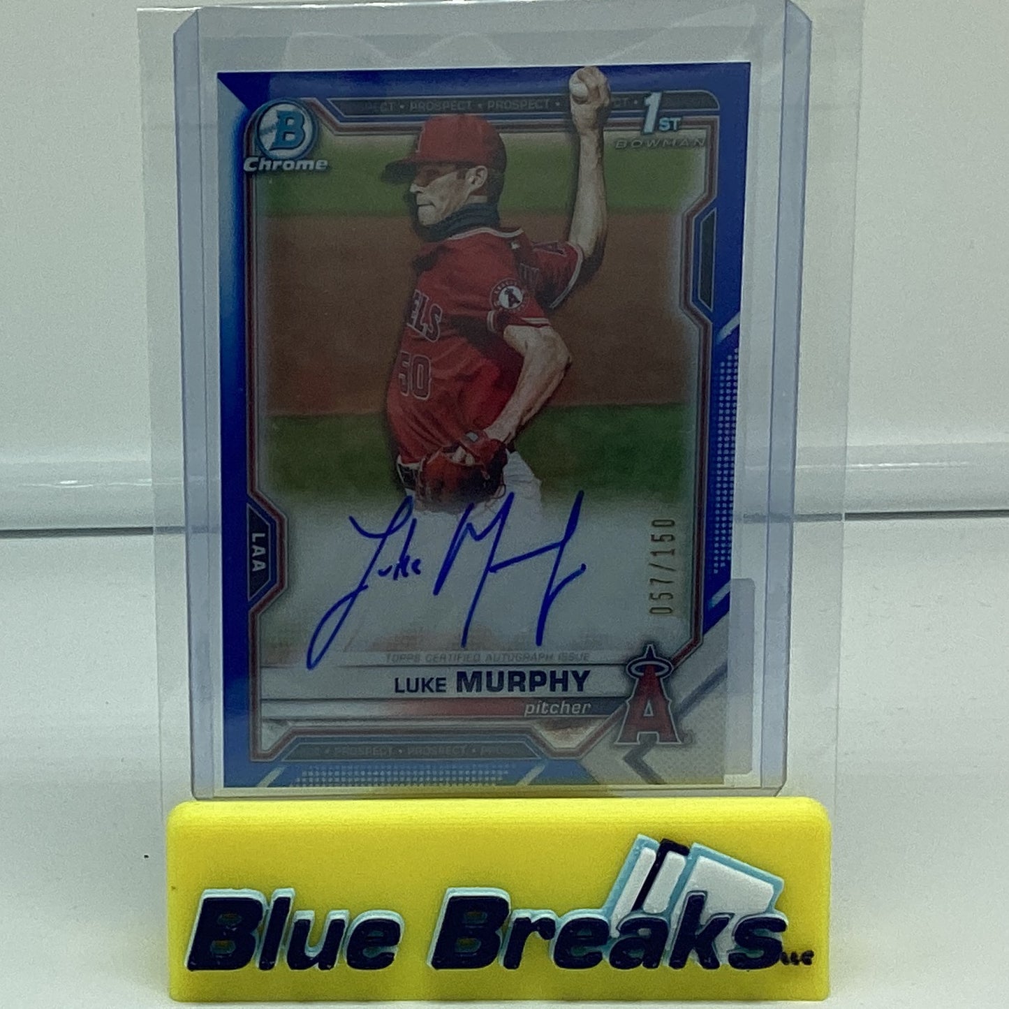 2021 Bowman Chrome - Luke Murphy 57/150