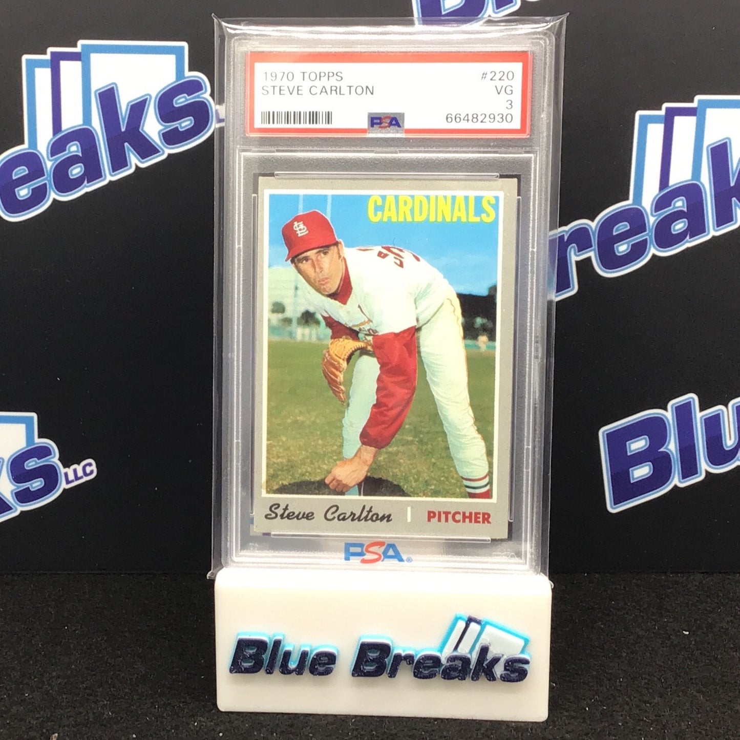 1970 Topps Steve Carilton #220 PSA 3 Cardinals