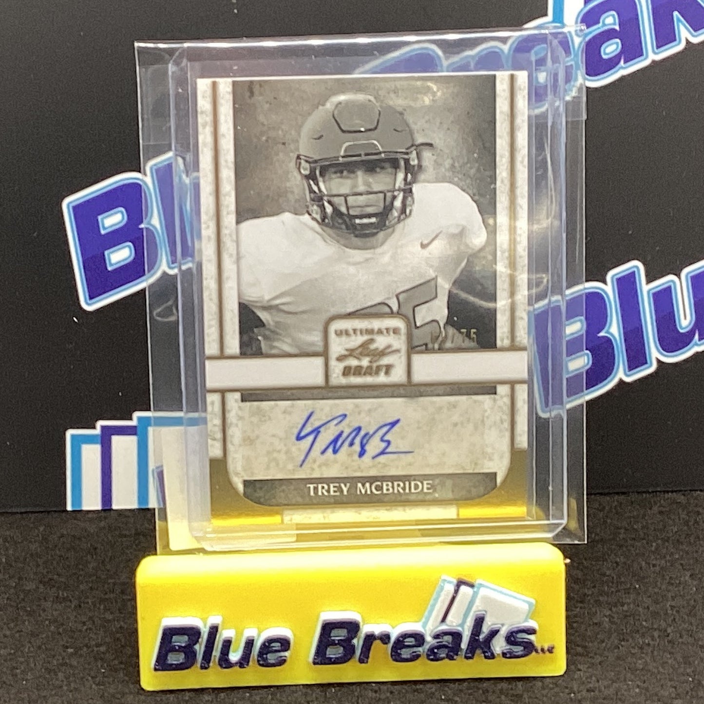 2022 Ultimate Leaf Draft Trey McBride auto 69/75 PA-TMB