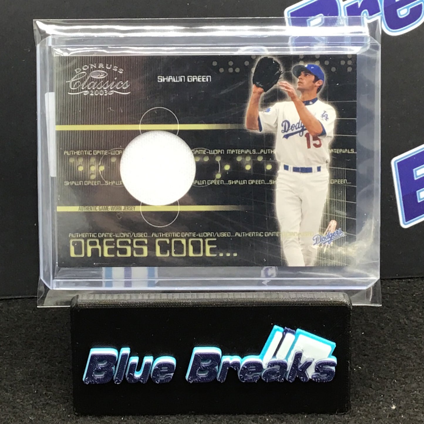 2003 Donruss Classics Dress Code Shawn Green 309/425 #DC-40 Dodgers