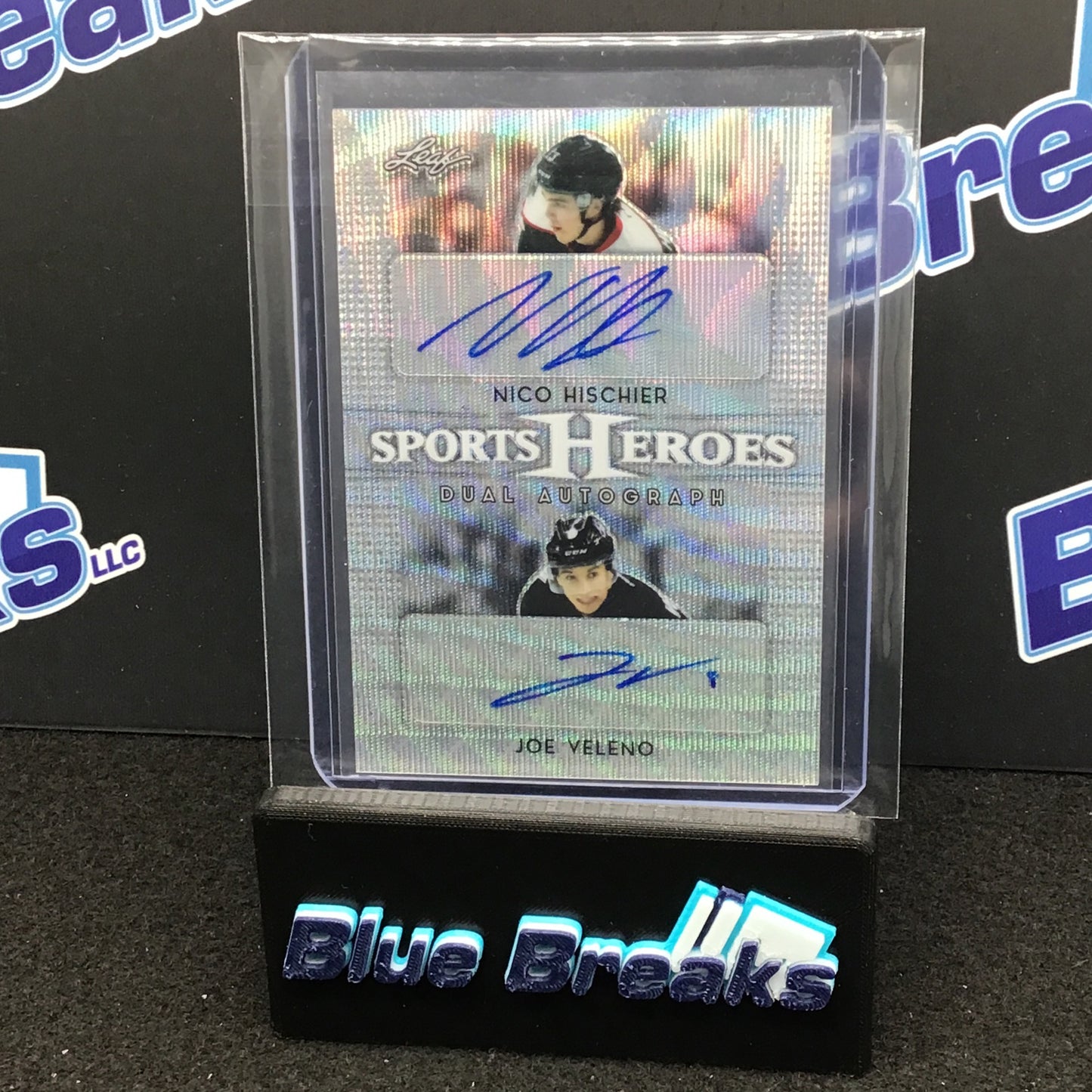 2017 Leaf Metal - Sports Heroes - Nico Hischier & Joe Veleno - 4/25