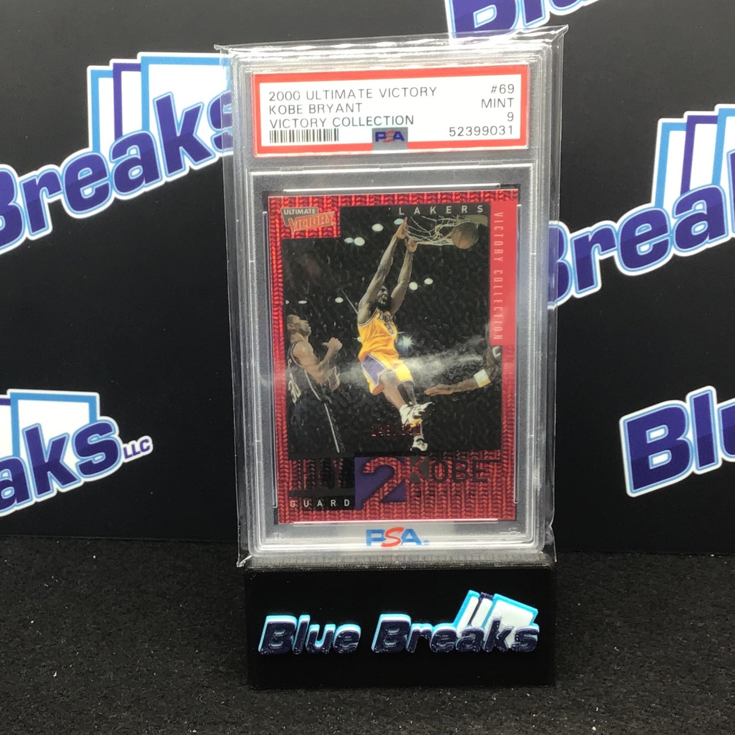 2000 Ultimate Victory Collection Kobe Bryant #69 PSA 9 Lakers
