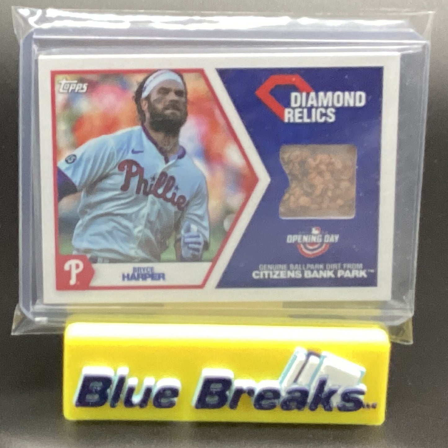 2022 Topps Opening Day Bryce Harper Diamond Relic Card