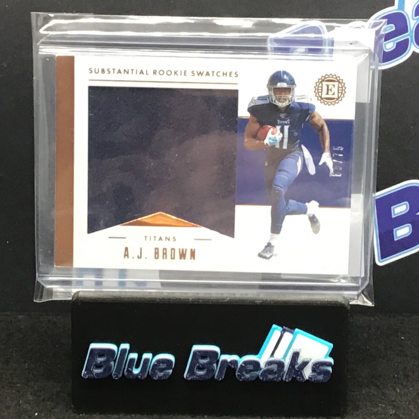 2019 Panini Encased AJ Brown Substantial Rookie Swatches 65/75 Titans