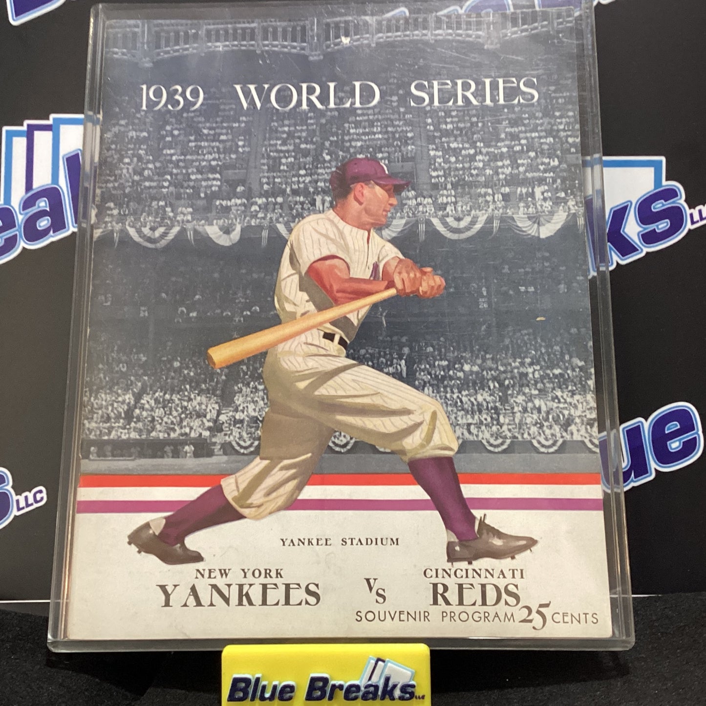 1939 World Series Program - Yankees Vs Reds