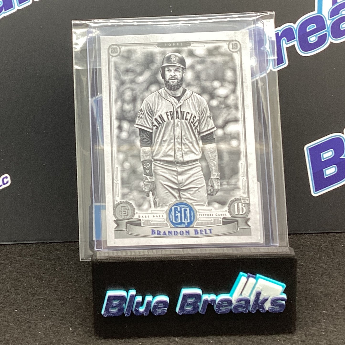 2019 Gypsy Queen Black & White Brandon Belt 13/50 #46 Giants