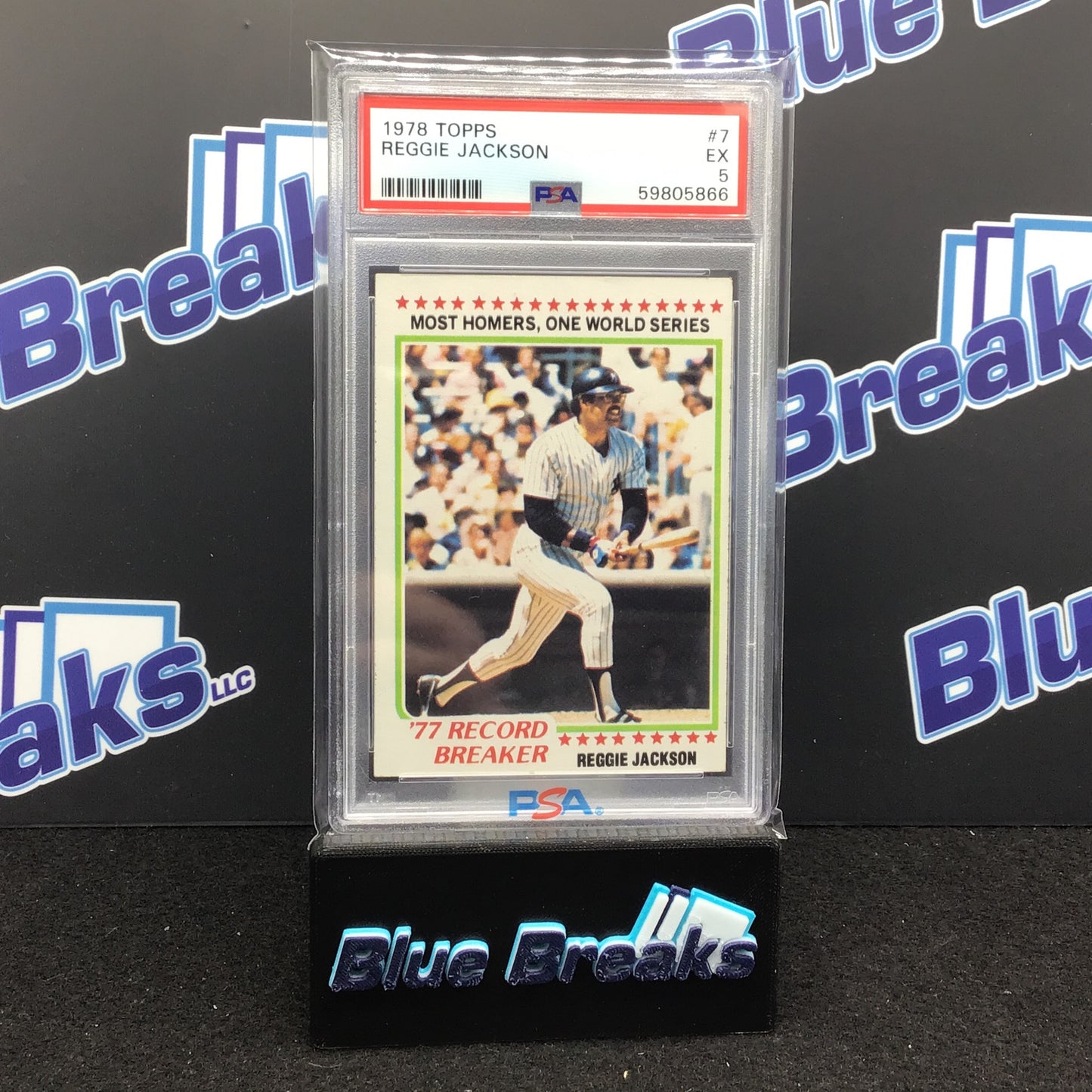 1978 Topps - Reggie Jackson - PSA 5 - Chicago White Sox